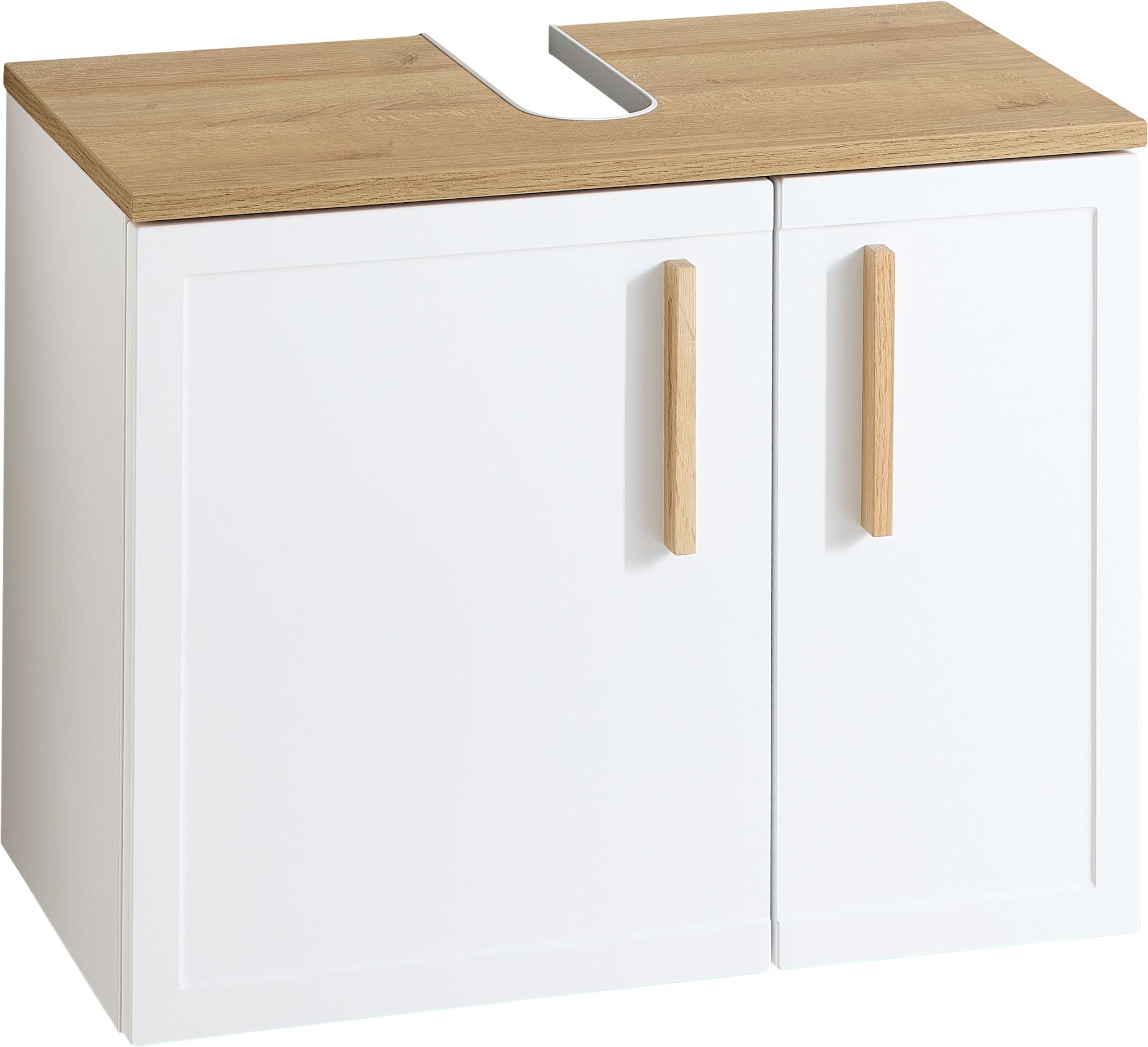 Saphir Waschbeckenunterschrank "mit Soft-Close und Siphonausschnitt"
