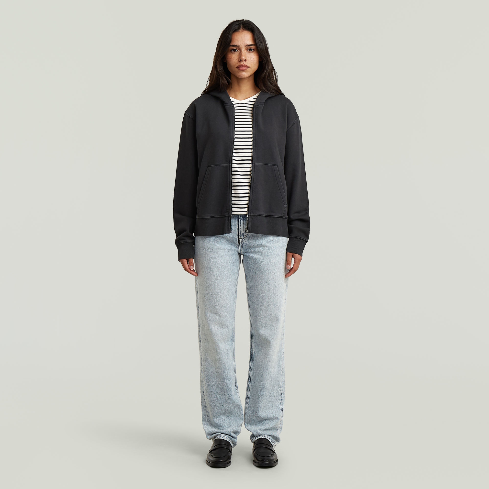 G-STAR Kapuzensweatjacke »Unit Relaxed Hooded Zip Thru wmn« in bequemer Passform