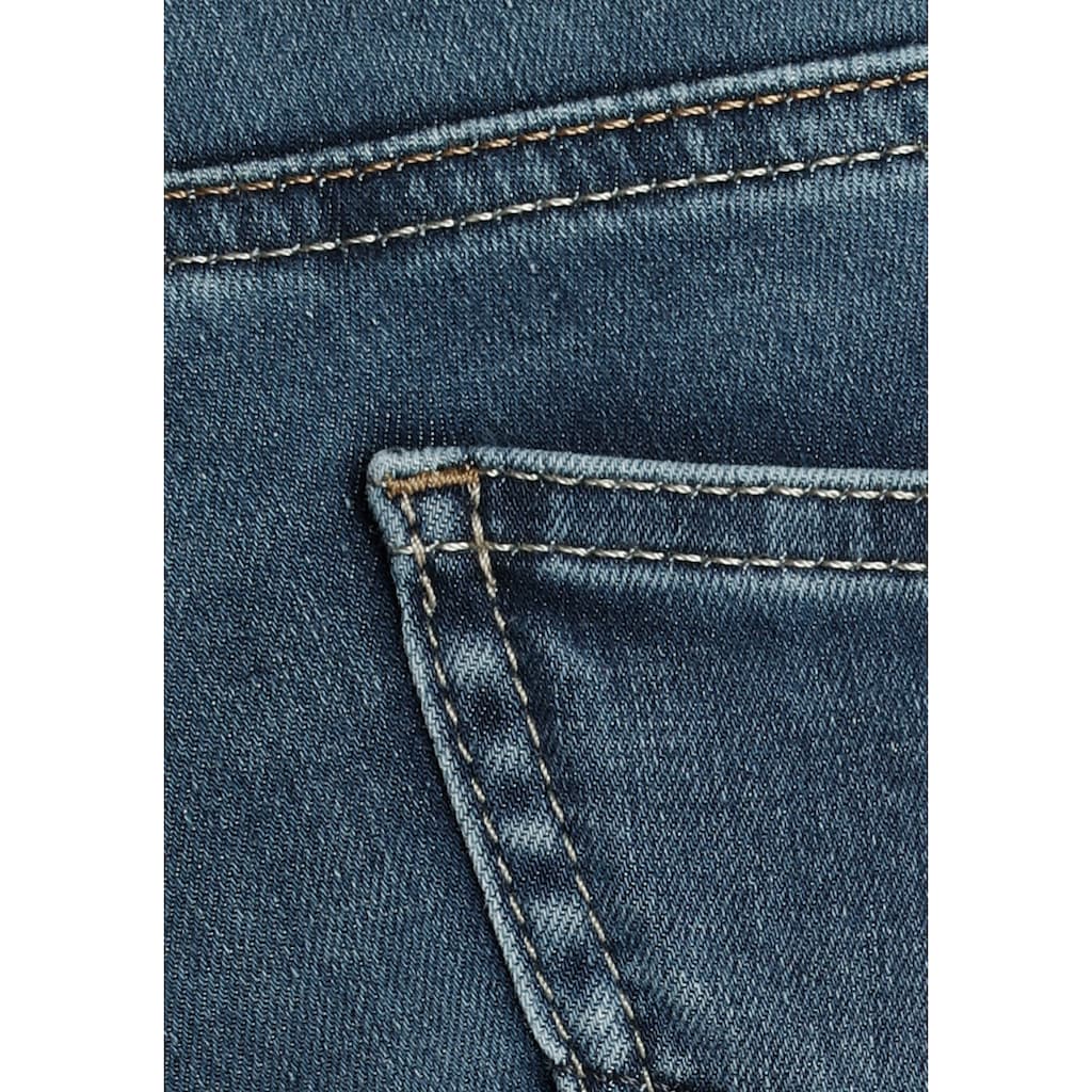 Herrlicher High-waist-Jeans »Sharp Slim Reused Denim«
