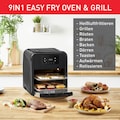 Tefal Heißluftfritteuse »FW5018 Easy Fry Oven & Grill«, 2000 W, 9-in-1 Technologie, 7 Zubehörteile, 11 Liter, 6 Portionen, Temperaturkontrolle, einfach zu Reinigen, Timer