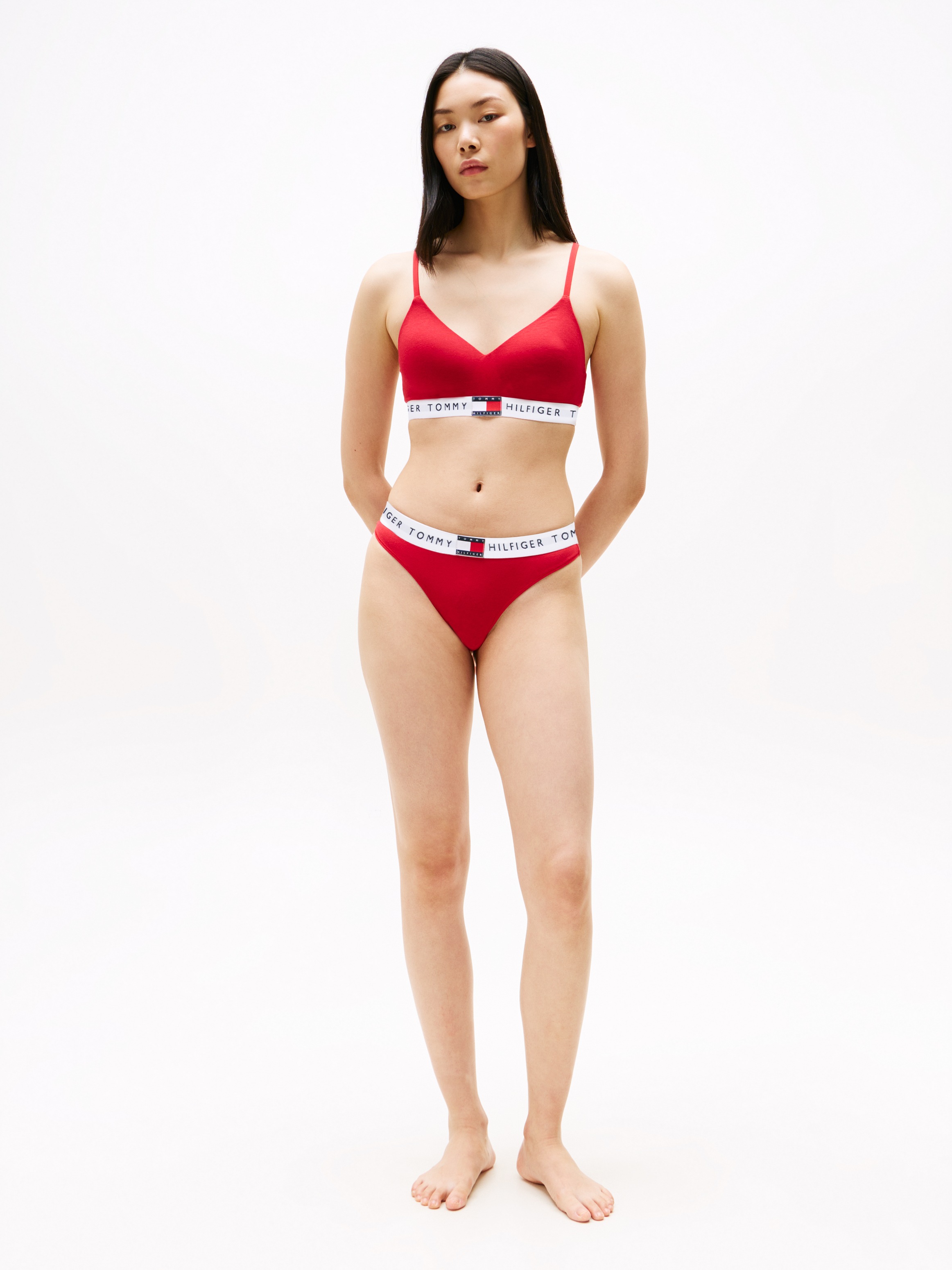 Tommy Hilfiger Underwear Bralette-BH »BRALETTE LIFT«, mit kontrastfarbenen Details, mit Logoschriftzug