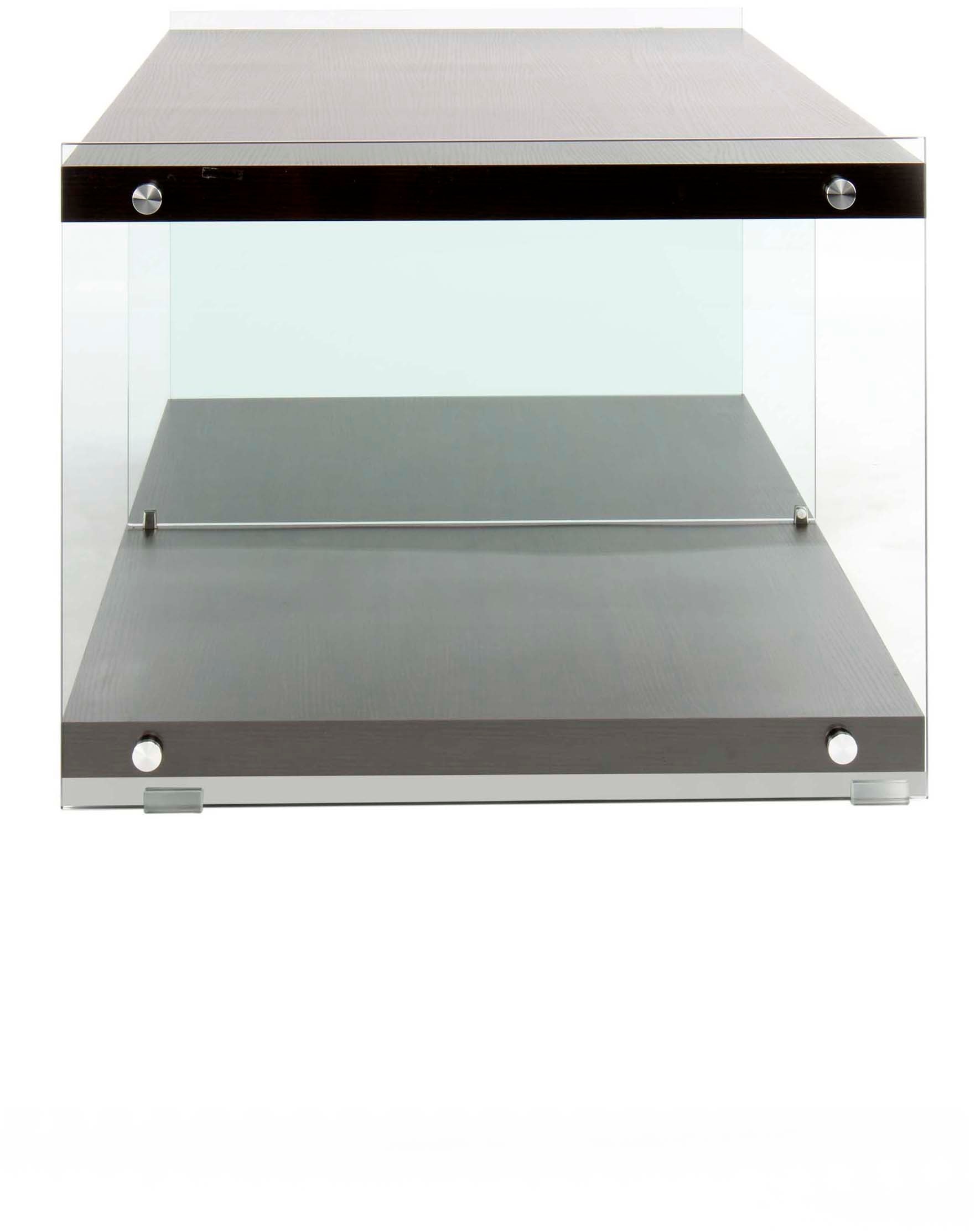 Kayoom TV-Schrank »TV-Tisch Elementary, eckige Form, viel Ablagefläche« 1 Stk. tlg. TV-Tisch, gehärtetes Glas, pflegeleicht