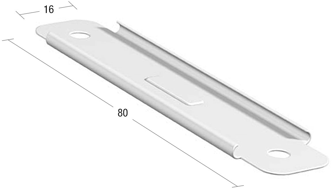 GARESA Profilverbinder für Flächenvorhangschiene »Profil 200«, (1 St.), Profilverbinder zum Verbinden von 2 Innenlaufprofilen von "Garesa"