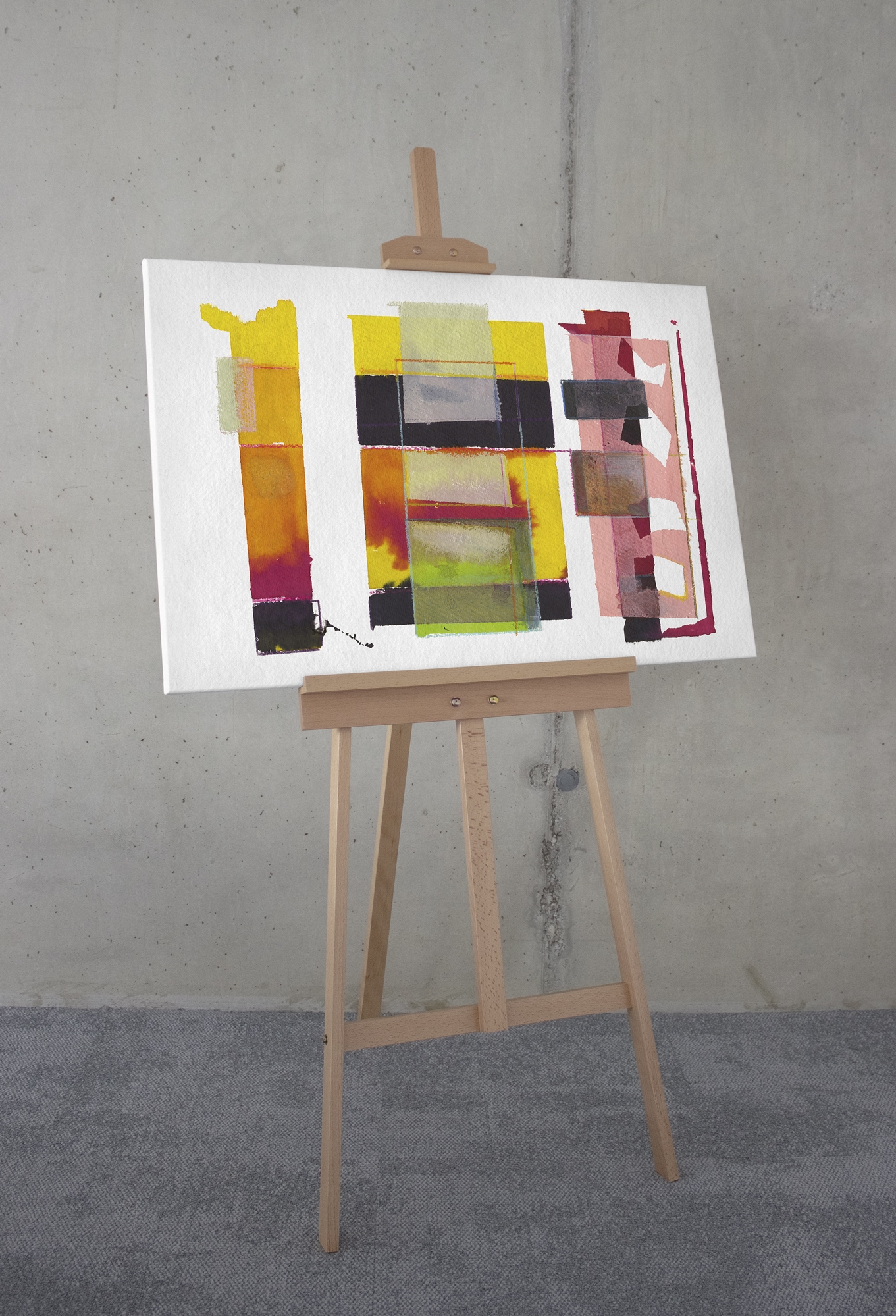 Komar Leinwandbild »Cheering - Größe 60 x 90 cm«, Natur, (1 St.), Keilrahmenbild mi Echtholzrahmen