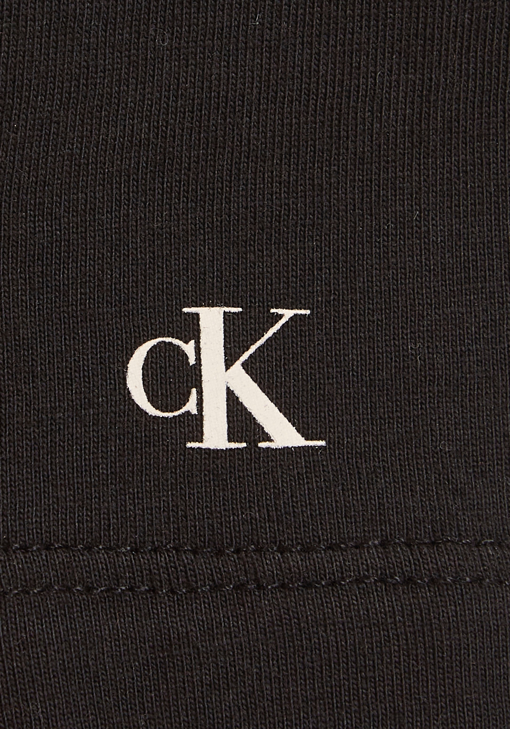 Calvin Klein Jeans Langarmshirt »INTARSIA LOGO bei ♕ LS T-SHIRT«