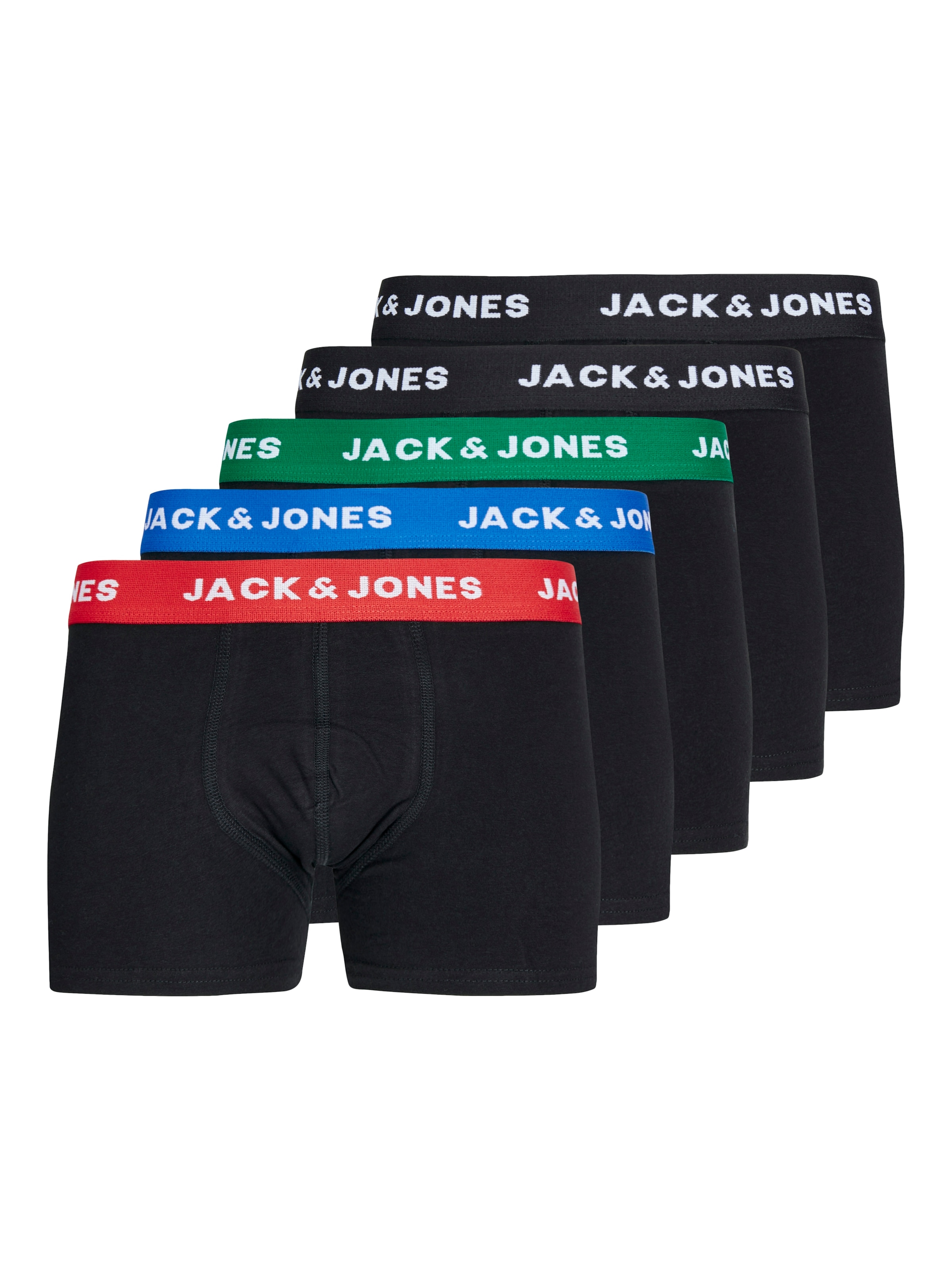 Jack & Jones Junior Boxershorts »JACHUEY TRUNKS 5 PACK NOOS JNR«, (Packung, 5 St.)