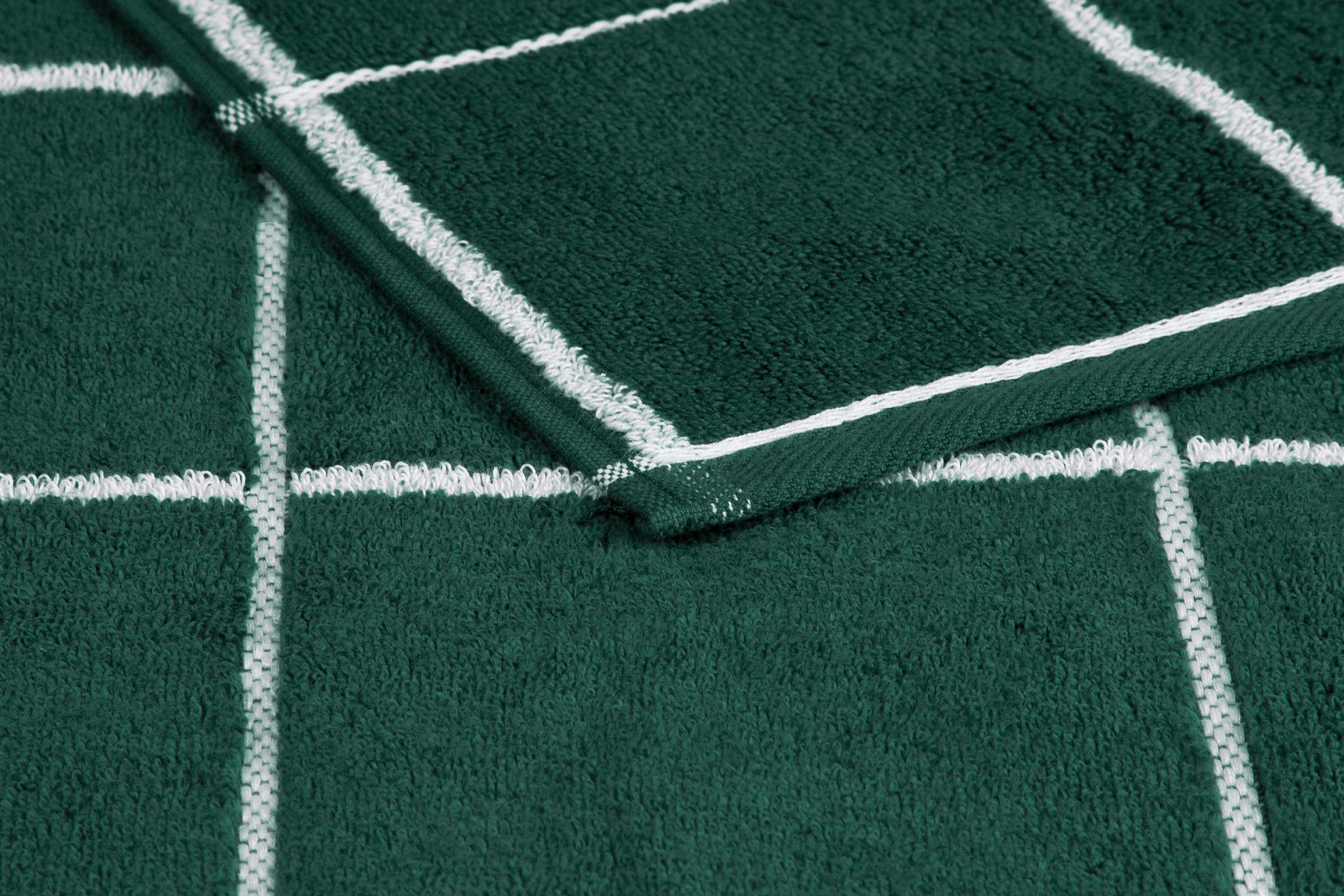 ROSS Handtücher »Cashmere Überkaro«, (2 St.), 100% Baumwolle, kariert, in modischen Karo Farben