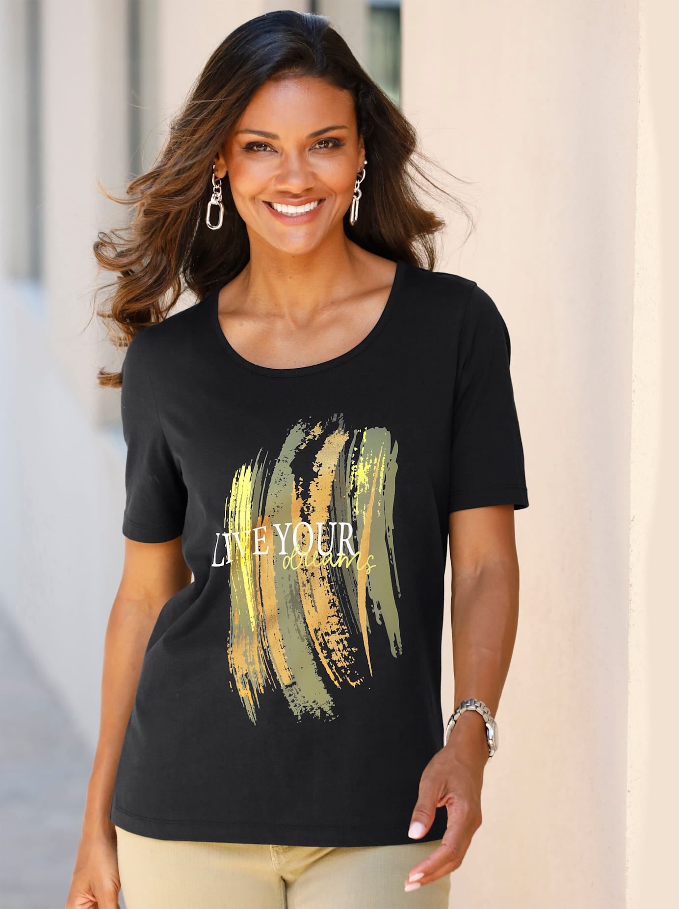 Classic Basics Kurzarmshirt »Rundhals-Shirt« 1 Stk.