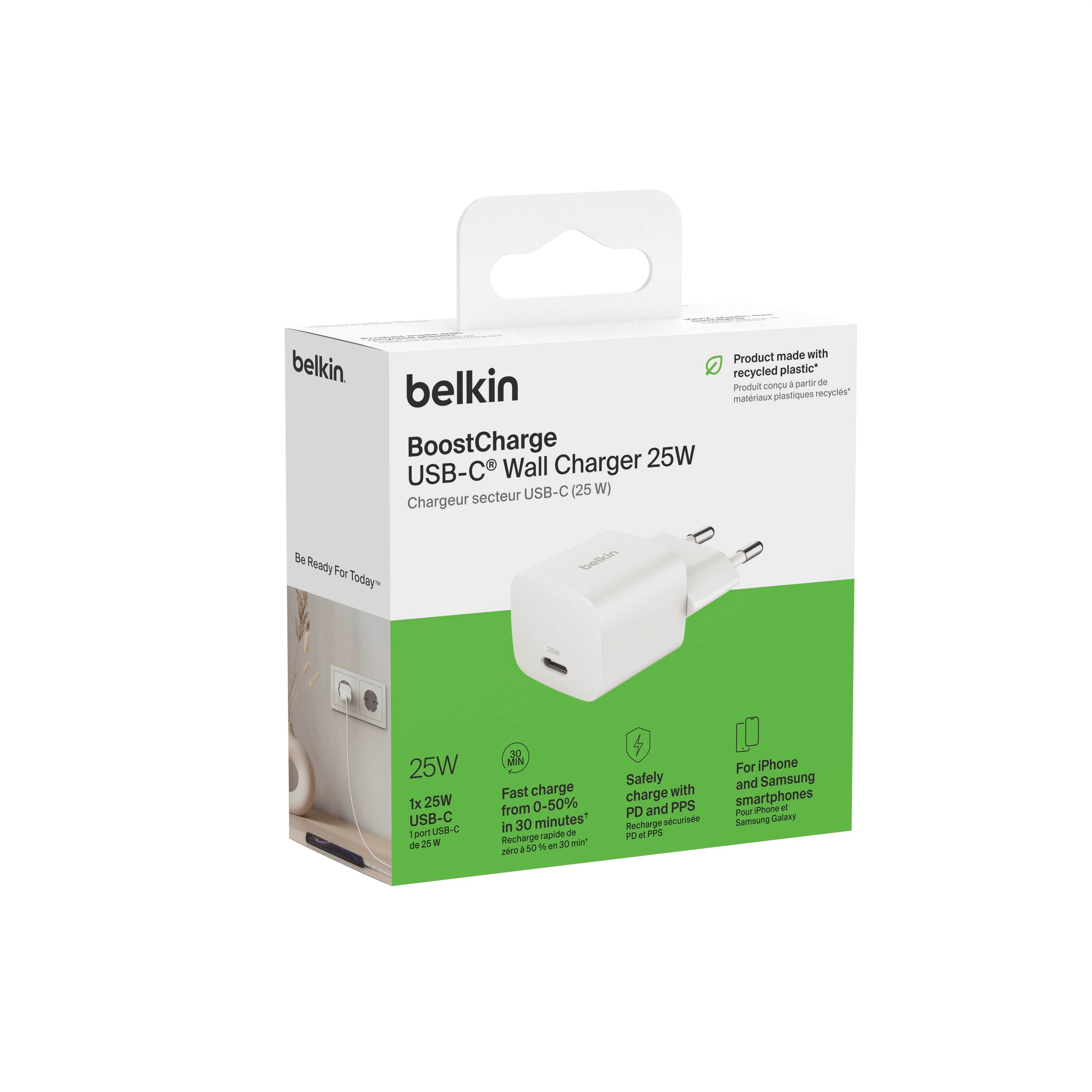 Belkin USB-Ladegerät »BoostCharge 25W USB-C Charger Power Delivery«