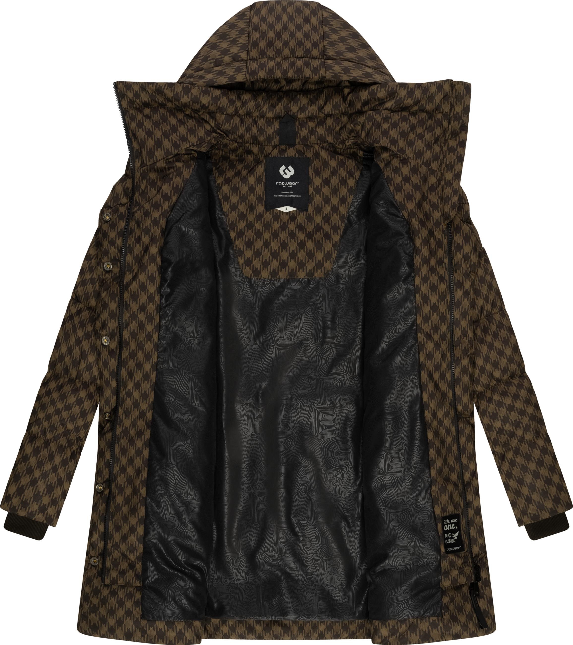 Ragwear Steppmantel »Steppmantel Niara Print«