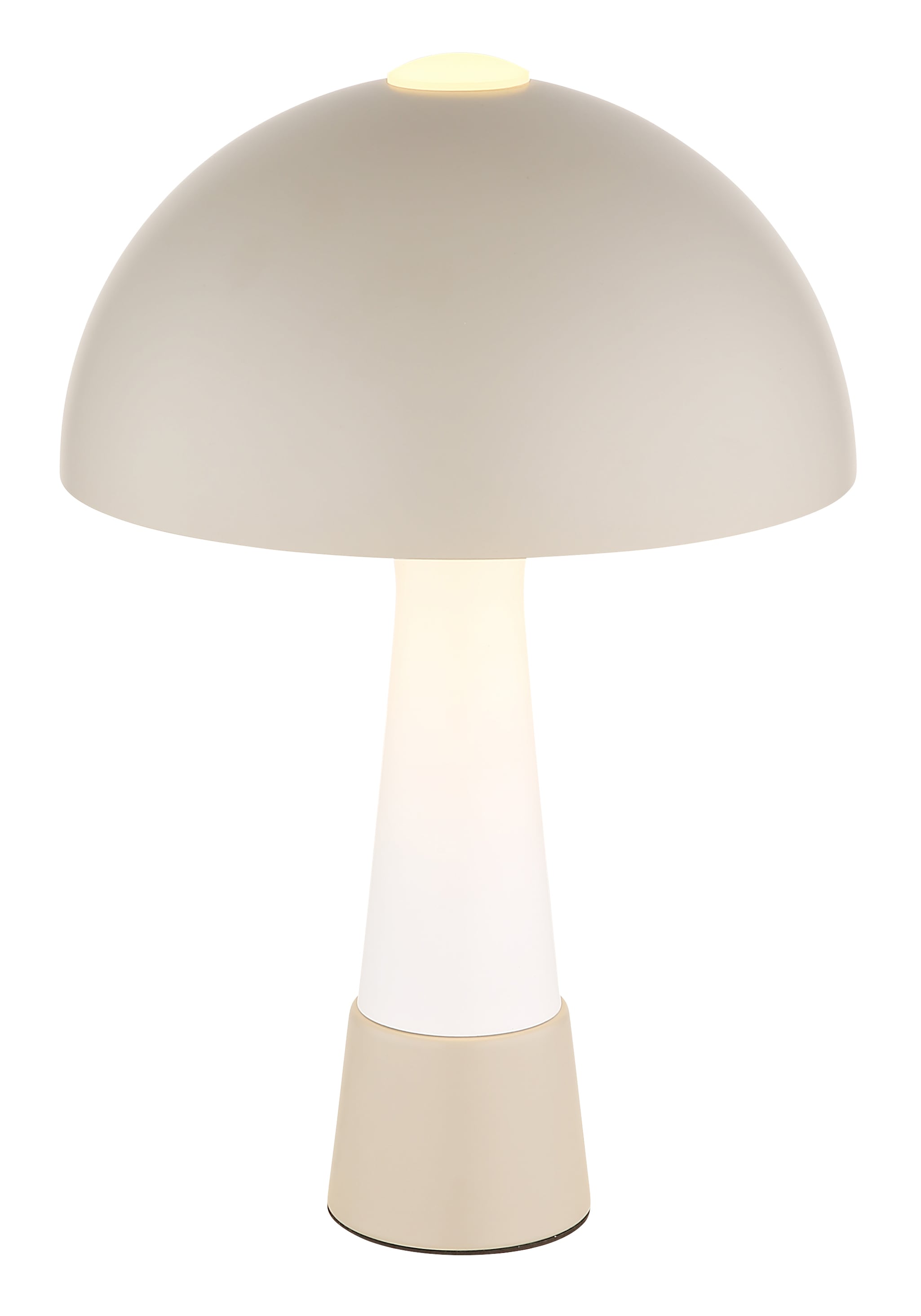 GLOBO LIGHTING Tischleuchte »MERLIN« E27 1 Stk. warmweiß - kaltweiß Tischlampe mit Pilzschirm