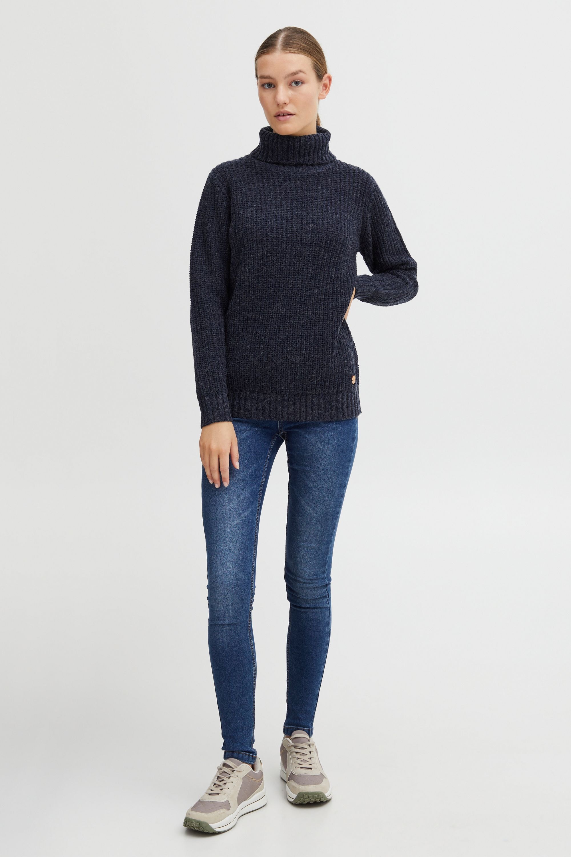 OXMO Strickfleece-Pullover »Strickpullover OXNanna«