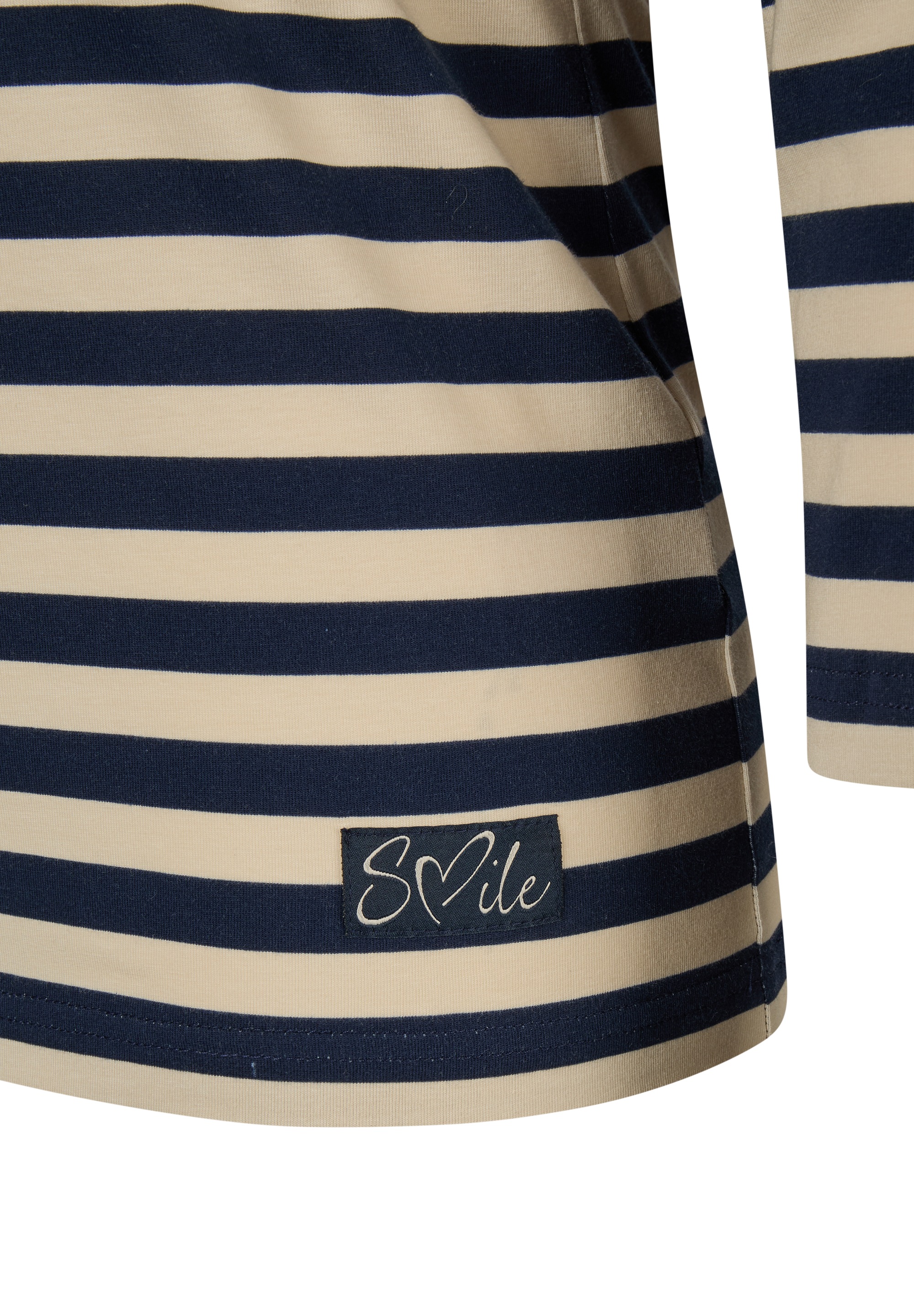 Rabe 3/4-Arm-Shirt mit Rundhals und im Streifen-Look