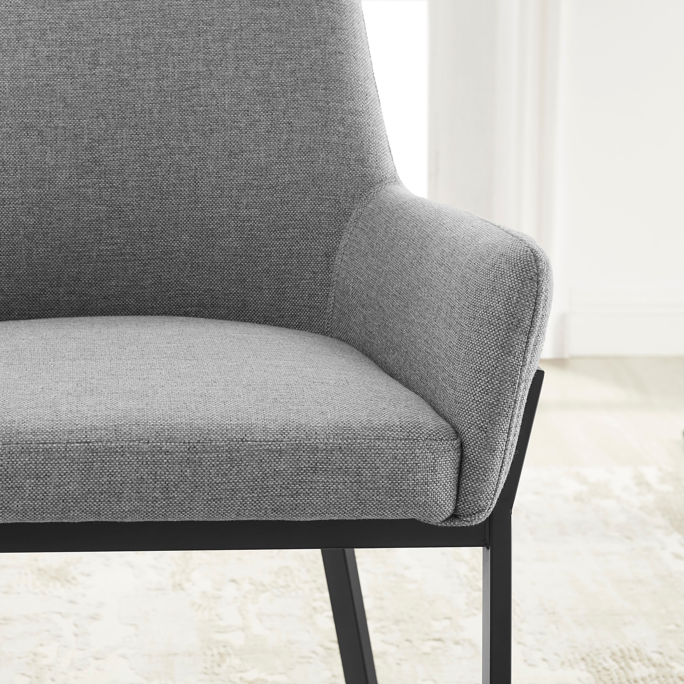 OTTO home Stuhl »Lome« () 1 Stk.mit pflegeleichtem Webstoff Bezug, Metallgestell, Sitzhöhe 49 cm