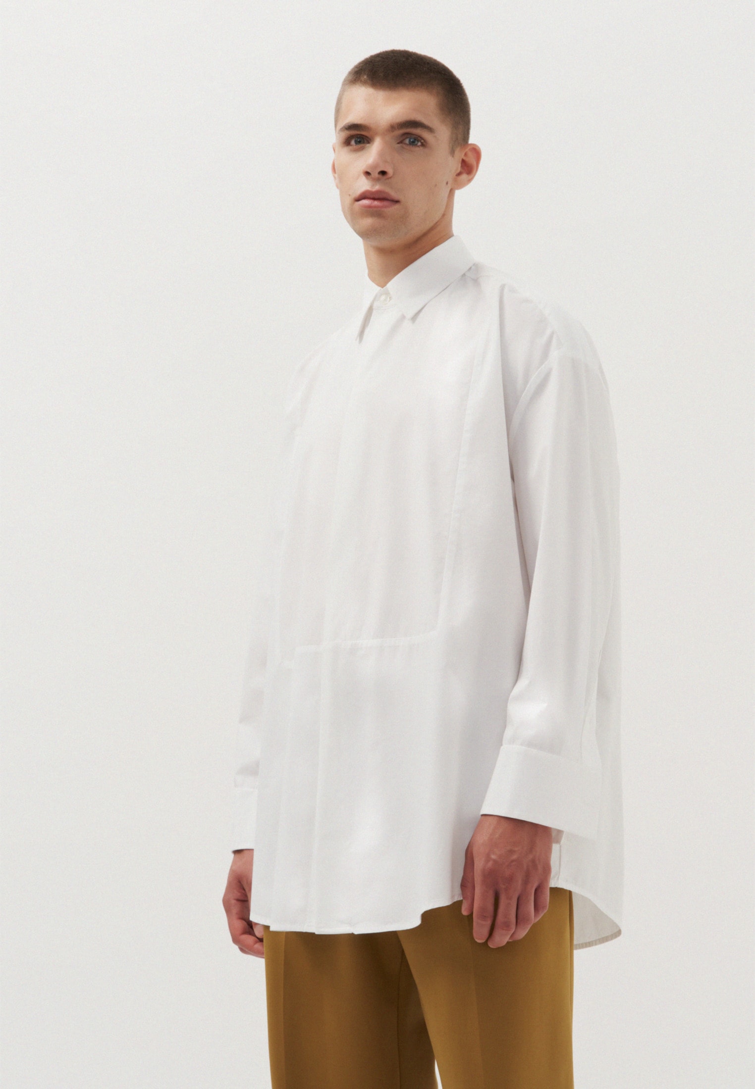 studio seidensticker Businesshemd »Studio« Oversized Langarm Kentkragen Uni