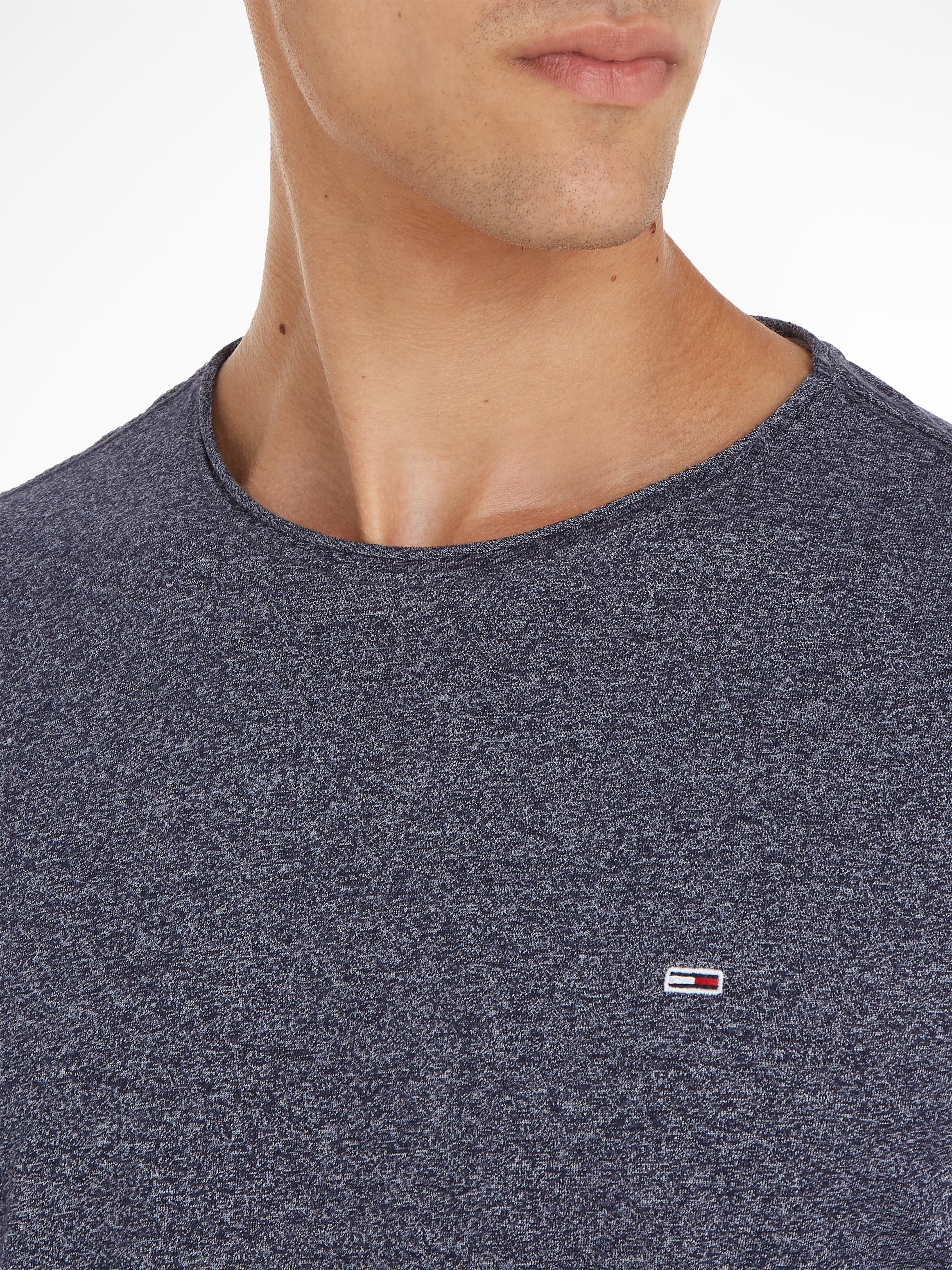 Tommy Jeans T-Shirt »TJM SLIM JASPE C NECK«, Classics Slim Fit mit Markenlabel