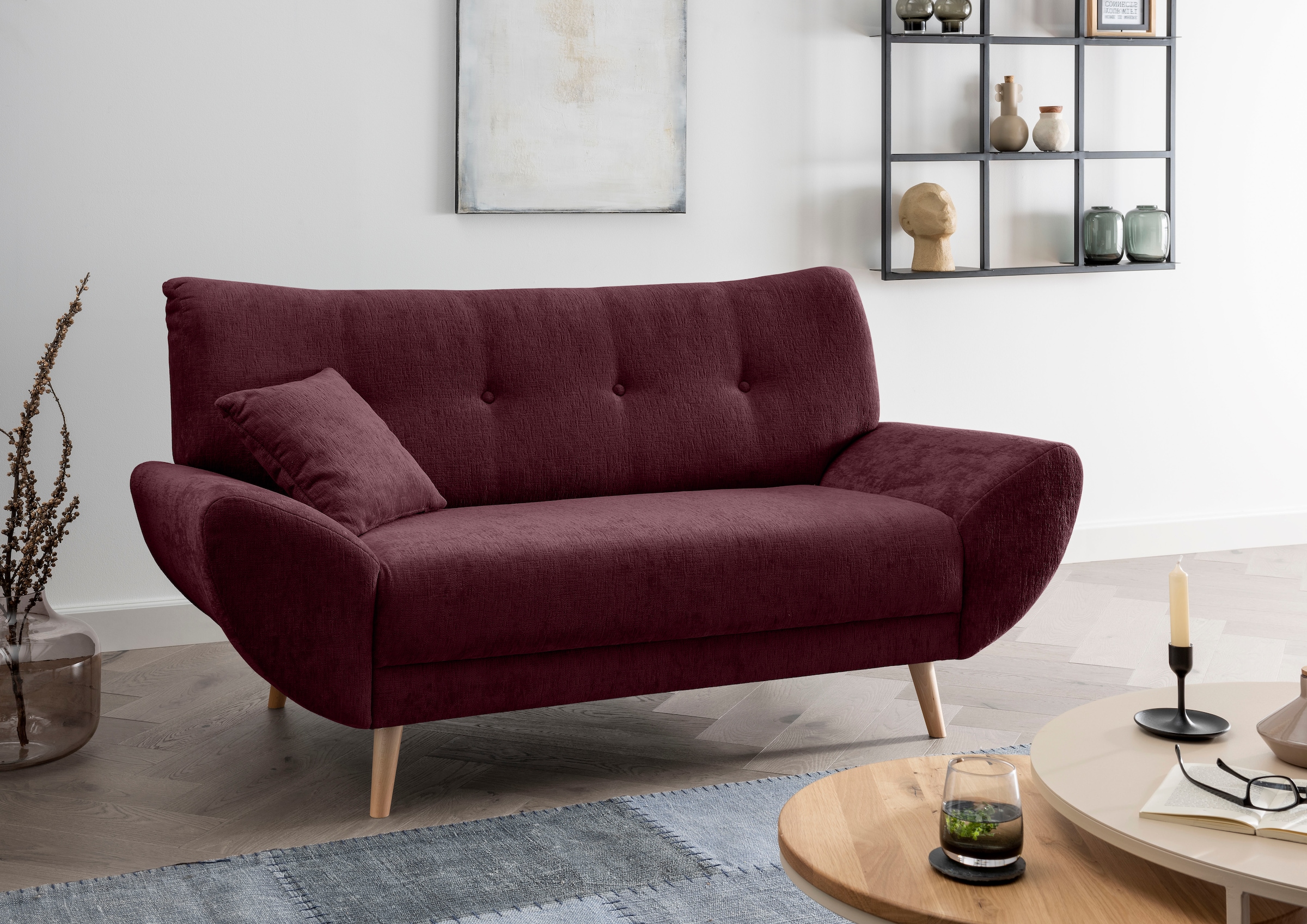 Home affaire Polstergarnitur »Basta« 3-2-1, 3 tlg. tlg.