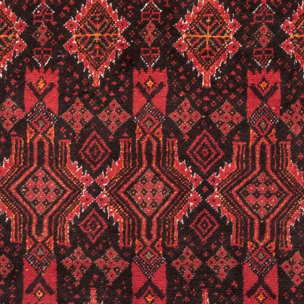 morgenland Hochflor-Läufer »Belutsch Durchgemustert Rosso 184 x 100 cm«, rechteckig