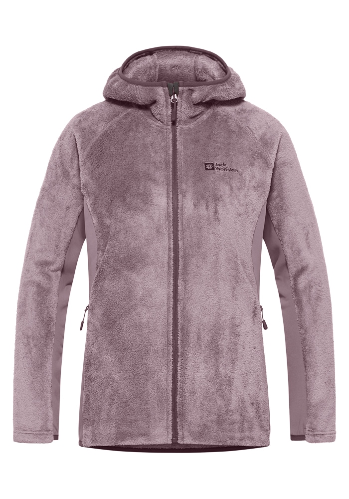 Jack Wolfskin Fleecejacke »ROTWAND HOODED FZ W«, mit Kapuze