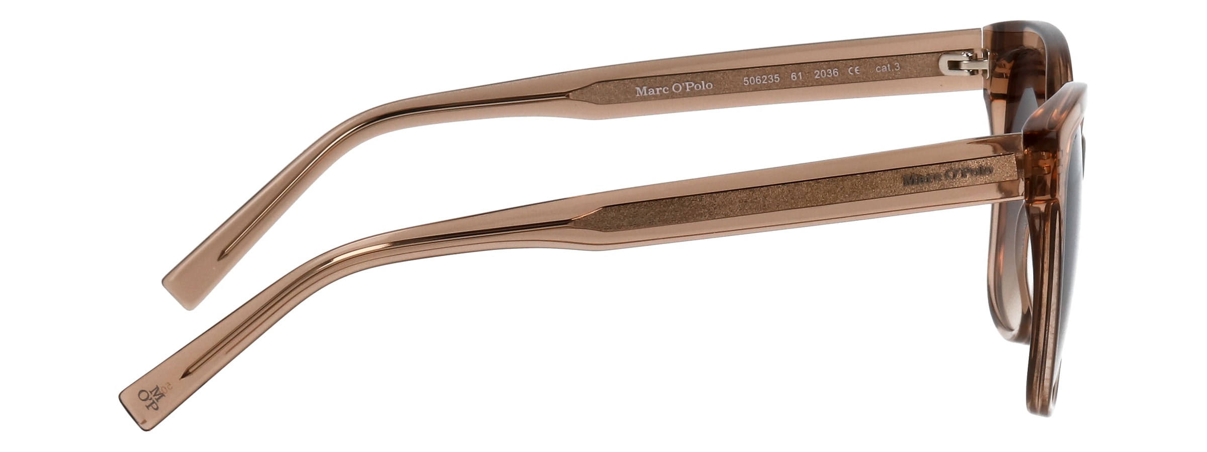 Marc O'Polo Sonnenbrille »Modell 506235« Form Butterfly, Logoschriftzug auf Bügel, Kunststofffassung