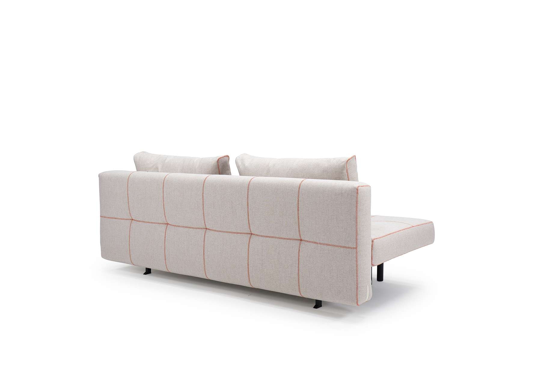 INNOVATION LIVING ™ 3-Sitzer »SIGGA X«, Dekorative offene Nähte, Detailreiches Design