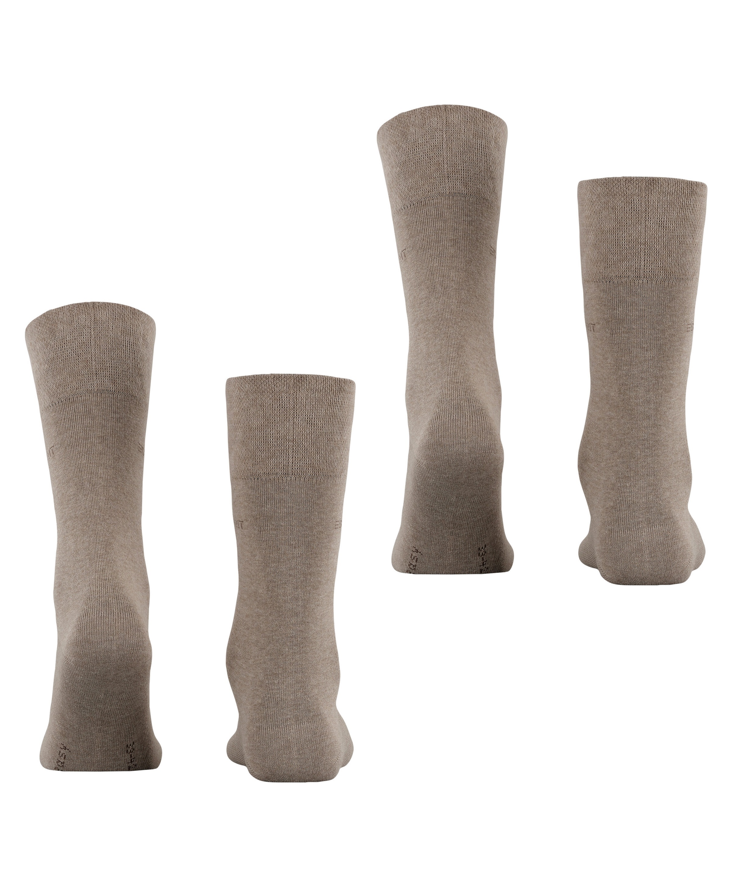 Esprit Socken »Basic Easy«, (2 Paar), breiter Komfortbund, Doppelpack