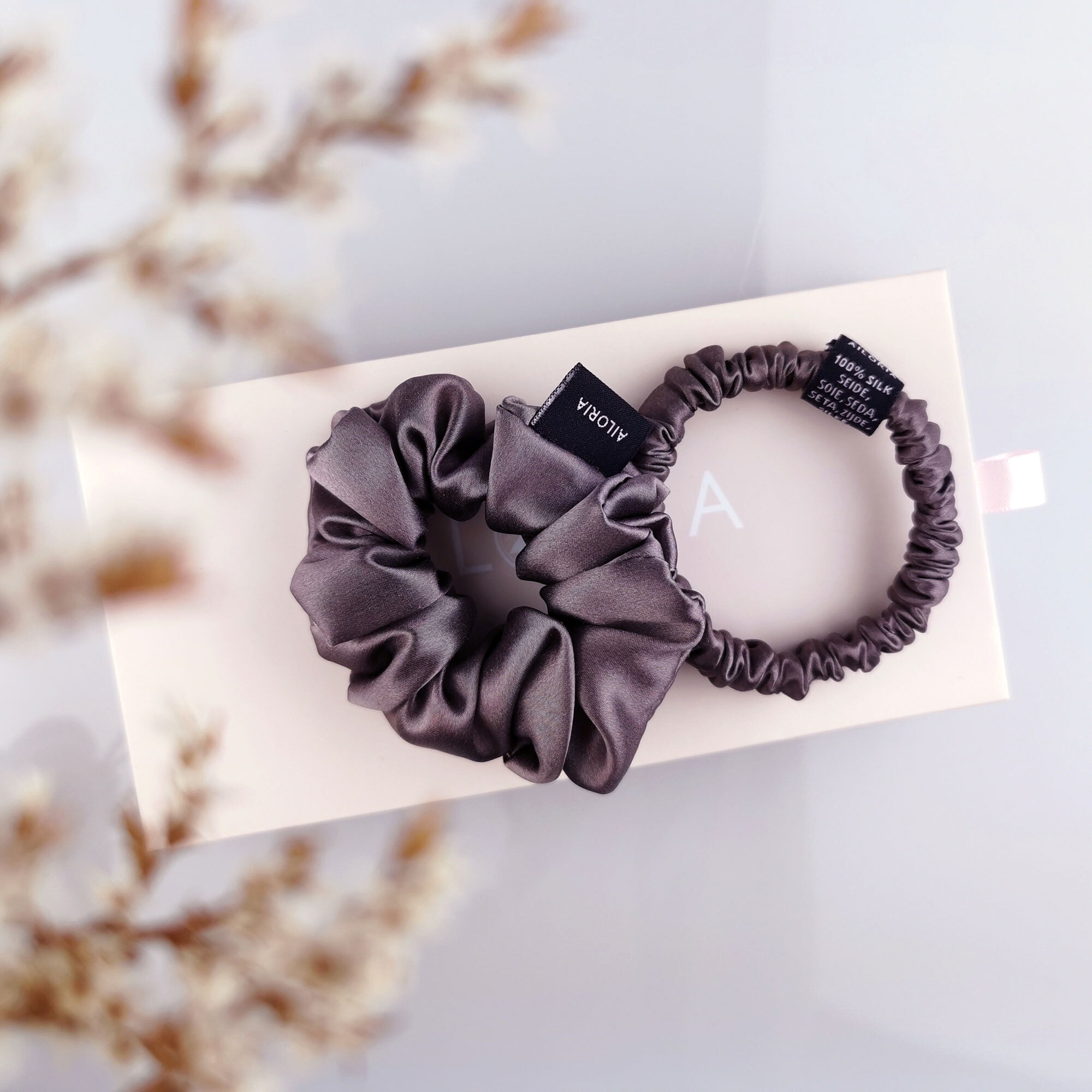 AILORIA Diadem »Set Scrunchies S und M aus Seide DOUX«