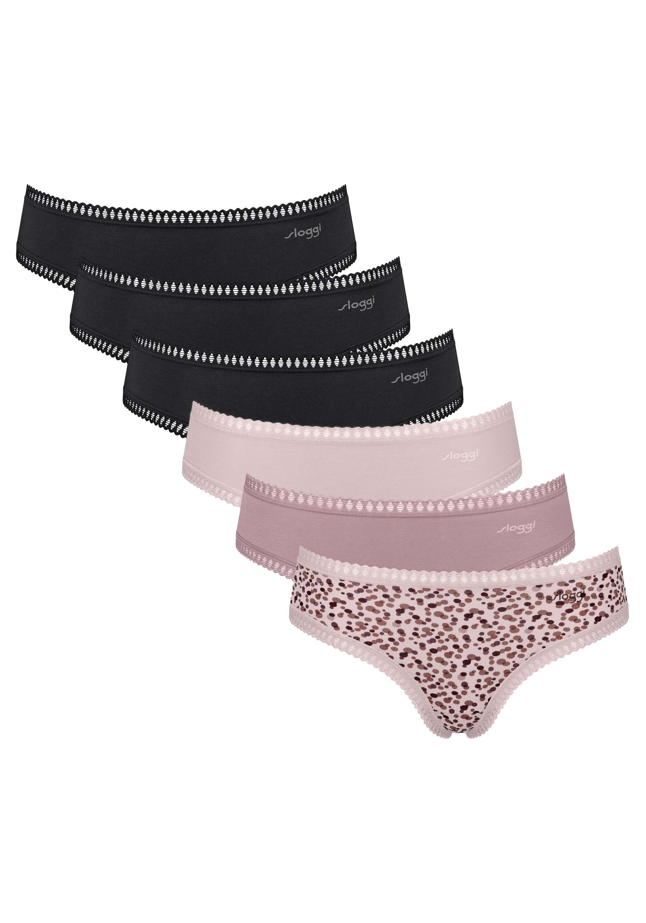 sloggi Slip »Slip GO Crush Hipster C6P 6er Pack«