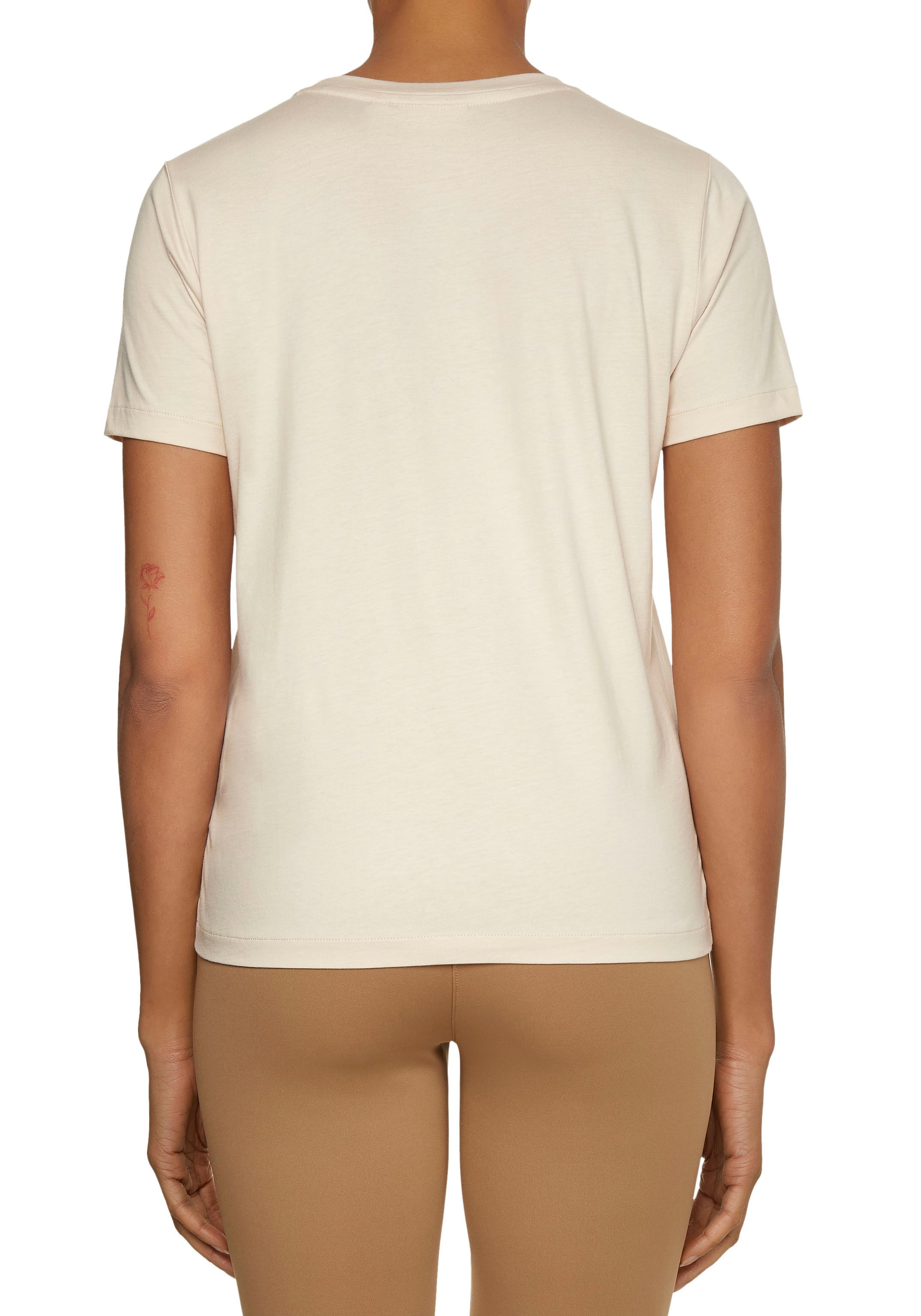 Calvin Klein »SMOOTH COTTON mit kleinem Logo NECK ♕ CREW TEE«, bei 3D- Rundhalsshirt CK