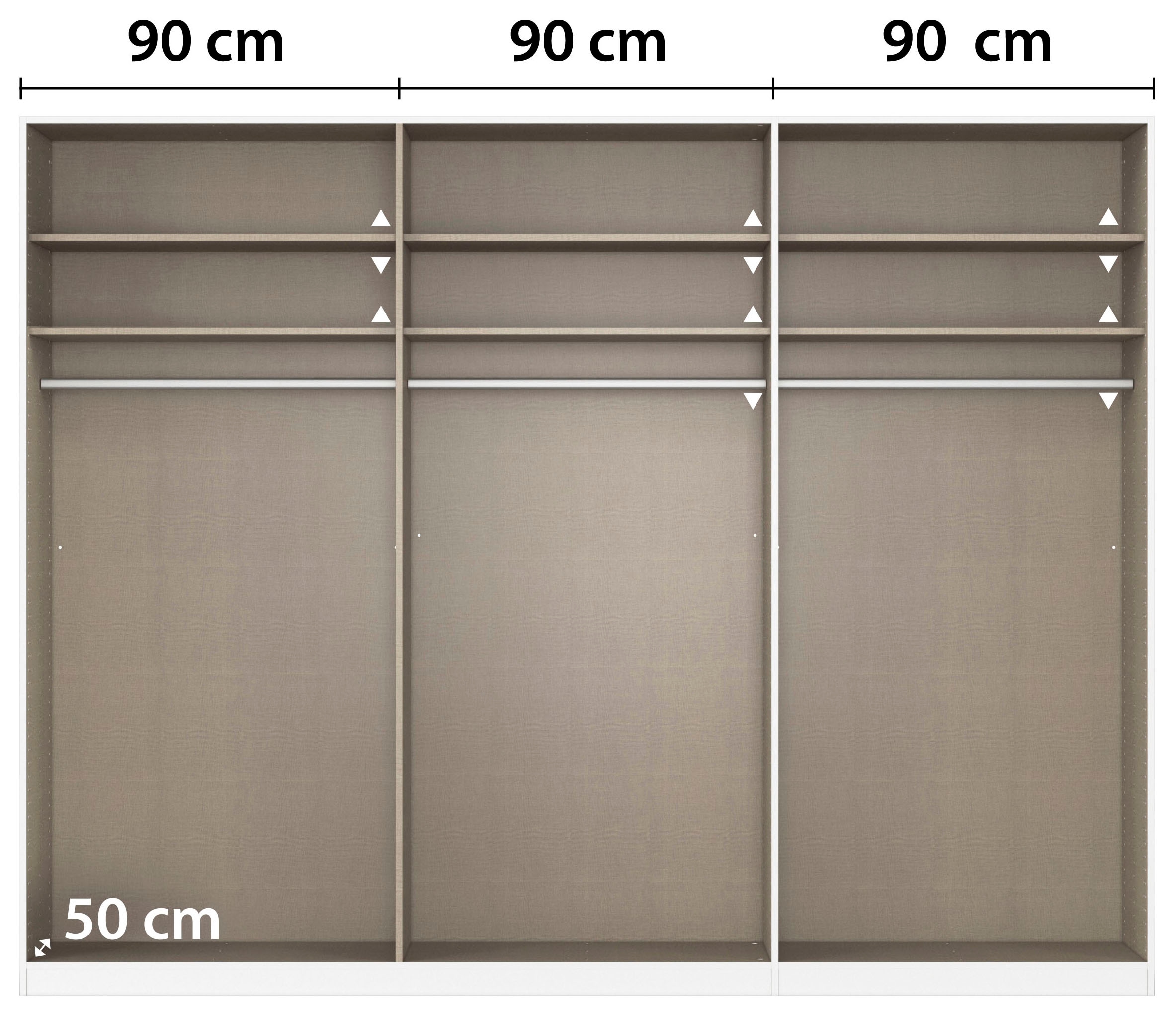 rauch Drehtürenschrank »Kleiderschrank Schrank Garderobe Garderobenschrank Stauraumwunder MODI«, optional mit Spiegel MADE IN GERMANY