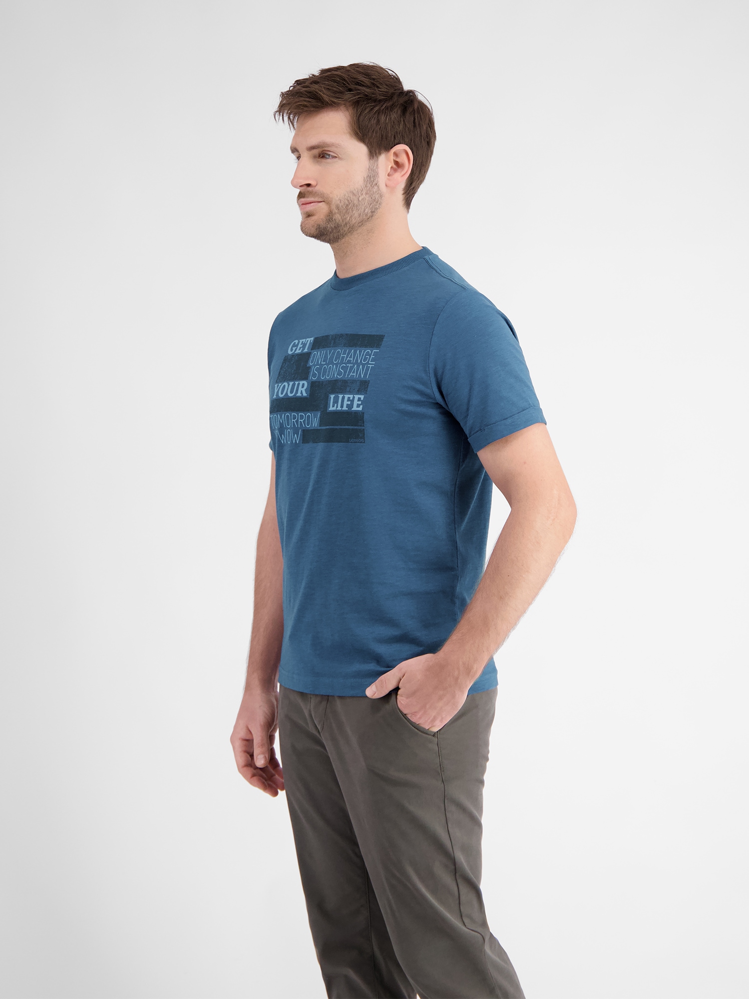 LERROS T-Shirt »LERROS T-Shirt mit modischem Print«