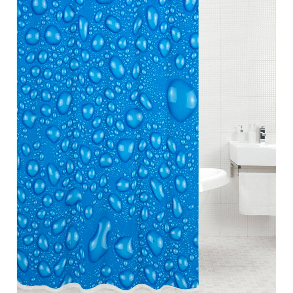 Sanilo Duschvorhang »Wassertropfen blau«