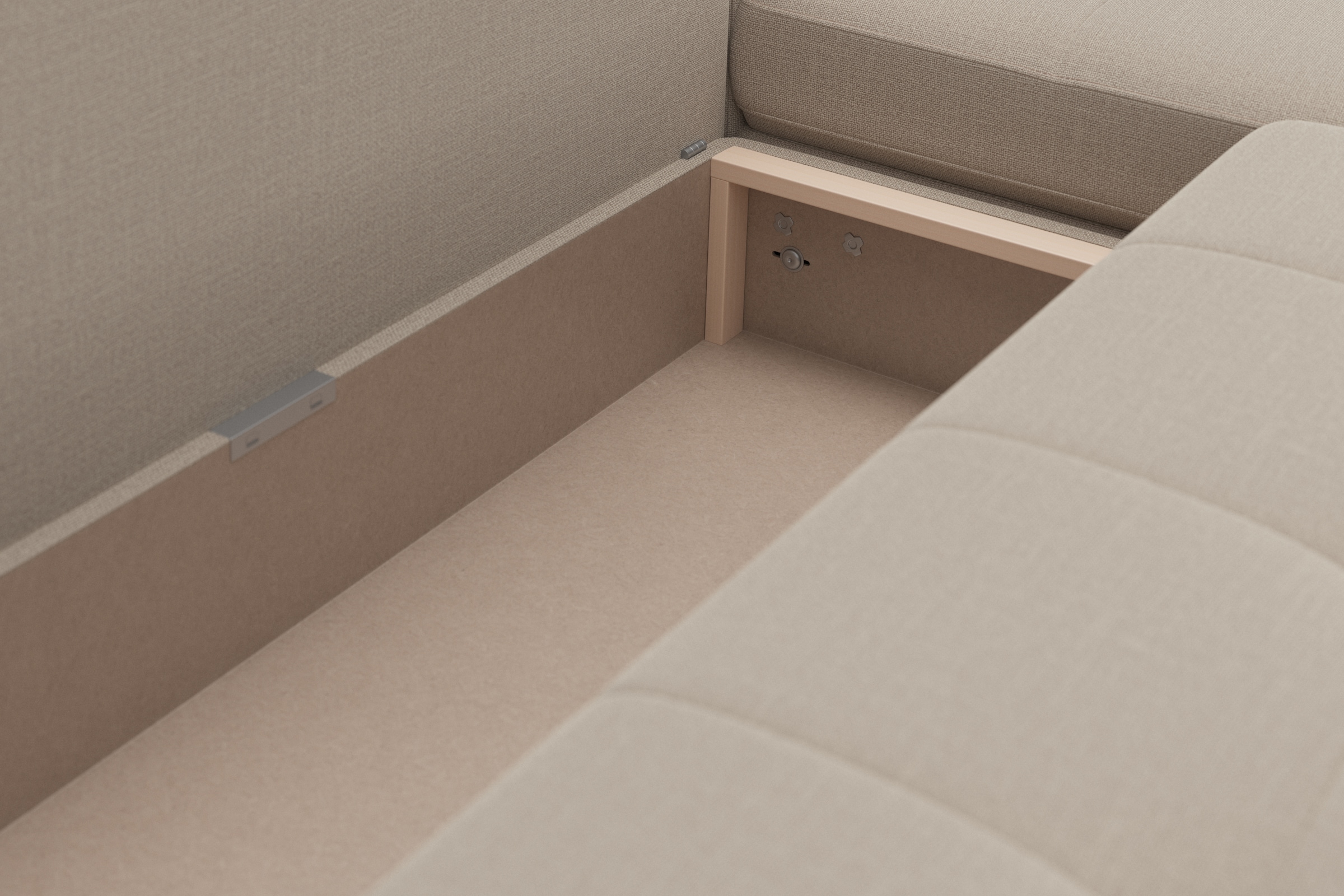 sit&more Ecksofa »Latigo L-Form«, mit Mega-Recamiere, wahlweise mit Bettfunktion und Bettkasten