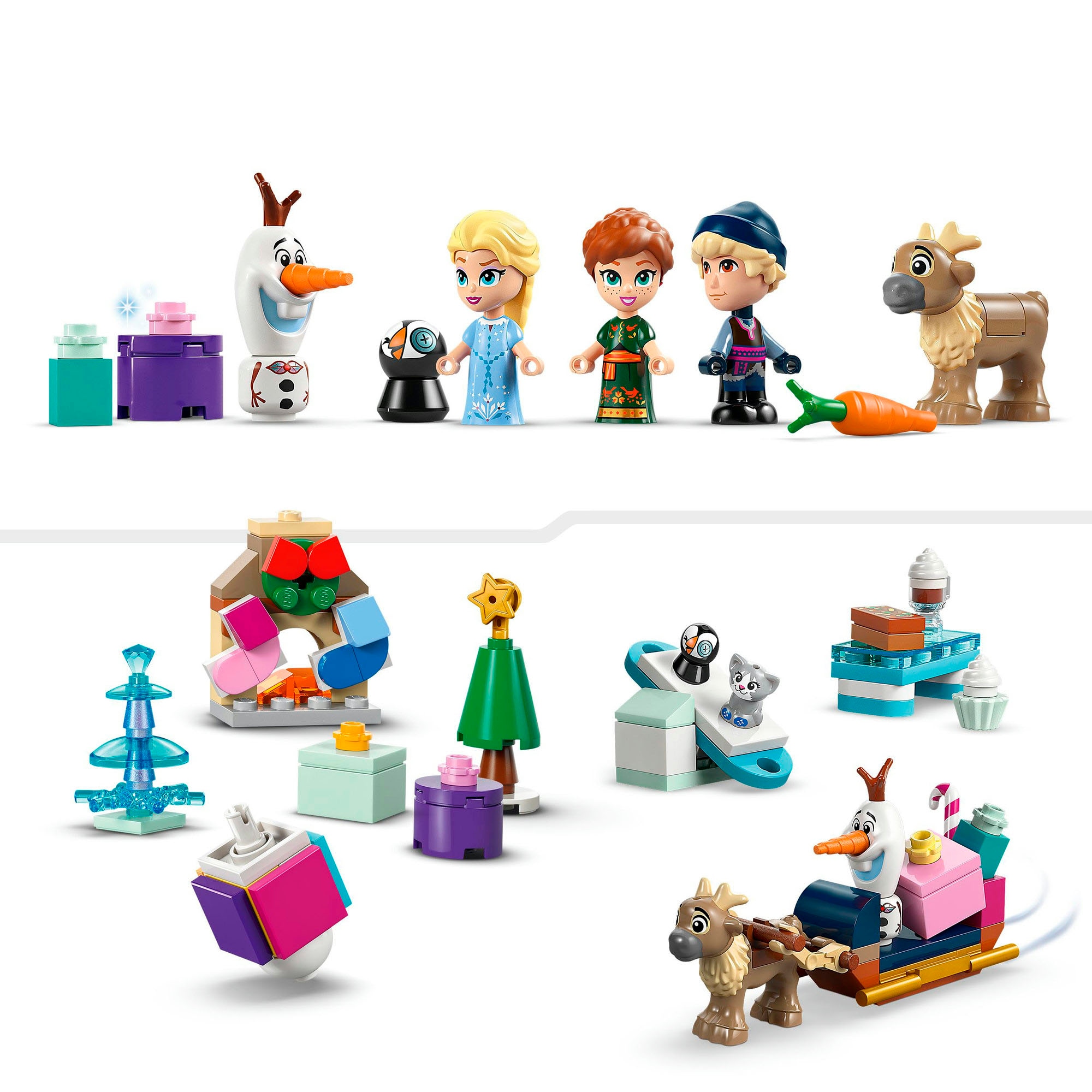 LEGO® Spielzeug-Adventskalender »Spielbausteine, (43273), LEGO Disney Princess« ab 5 Jahren Made in Europe