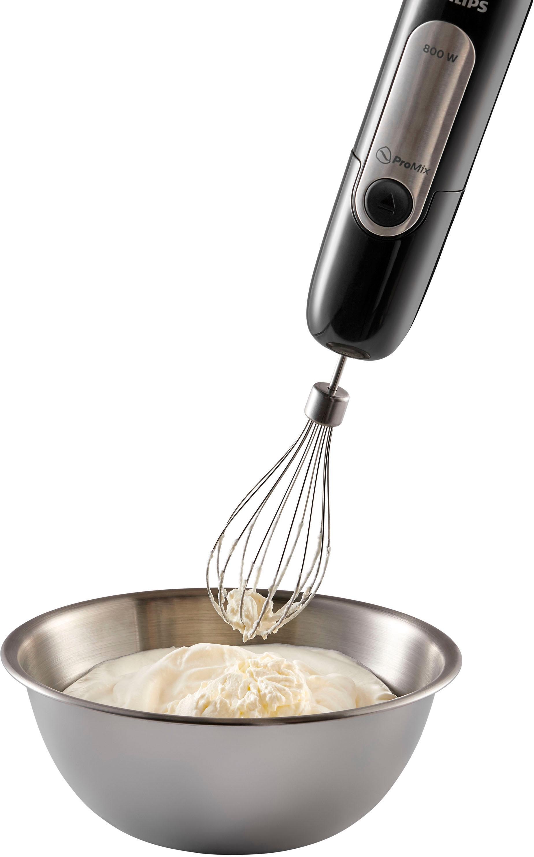 Philips Stabmixer »HR2657/90 Garantie Spiralschneider, Viva«, 3 2-in-1 Schneebesenaufsatz W, Jahren Togo mit 800 Trinkflasche, XXL inkl