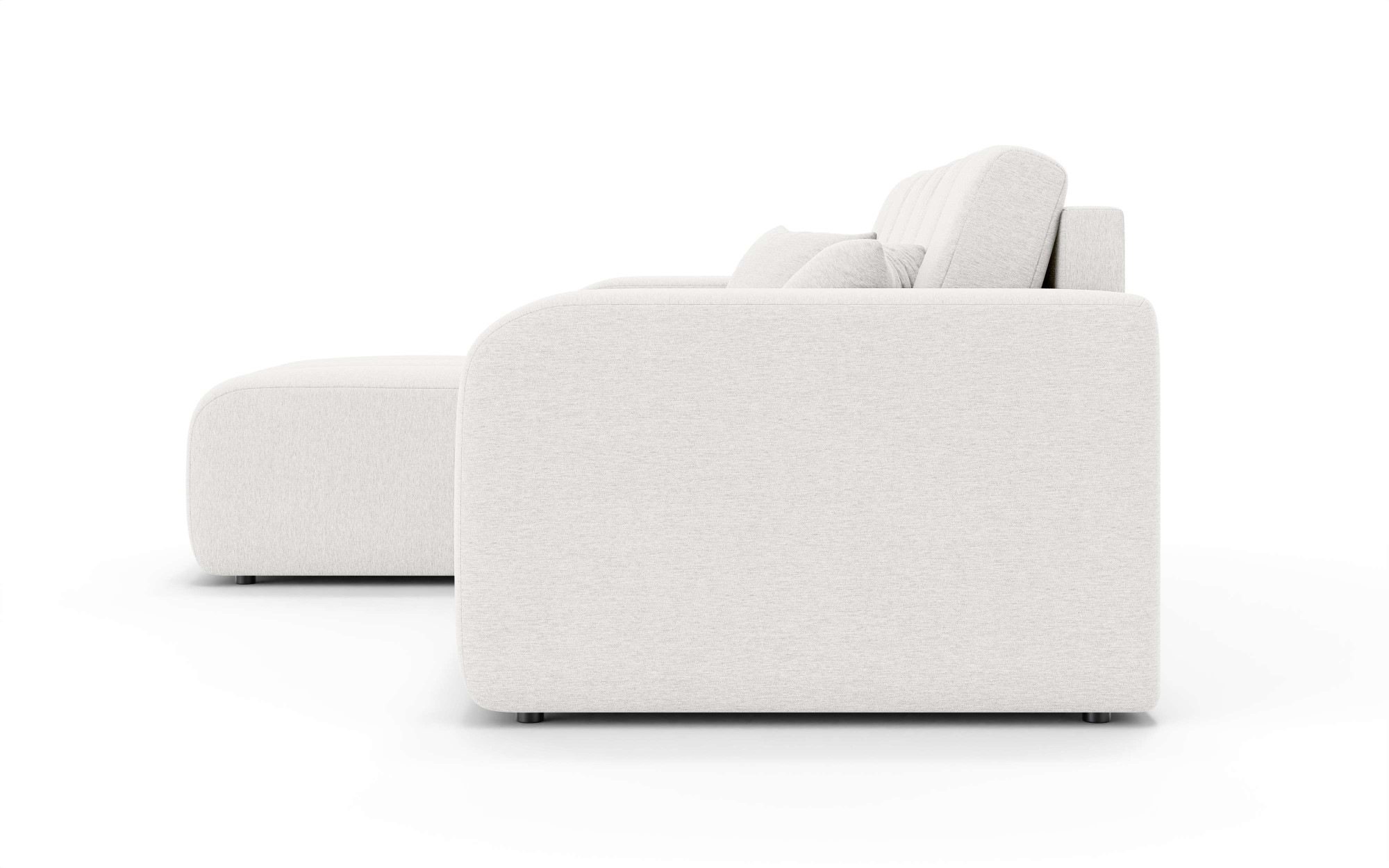 INOSIGN Ecksofa »CASSY L-Form, Schlafsofa mit Bettkasten, Maße B/T/H: 245/165/88 cm«, mit 2 Rückenkissen, Recamiere rechts oder links bestellbar