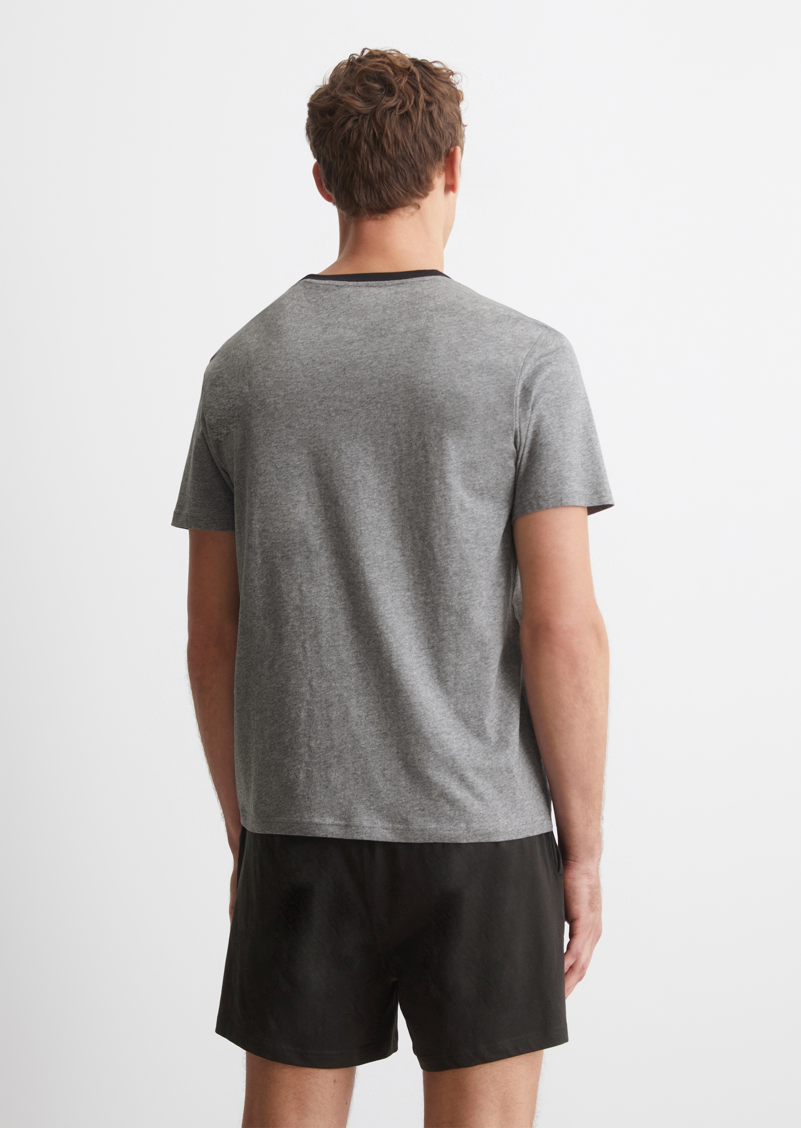 Marc O'Polo Shorty »Mix N Match Cotton« 2 tlg. Baumwolle, Jersey-Qualität, bequem, Kurzarm