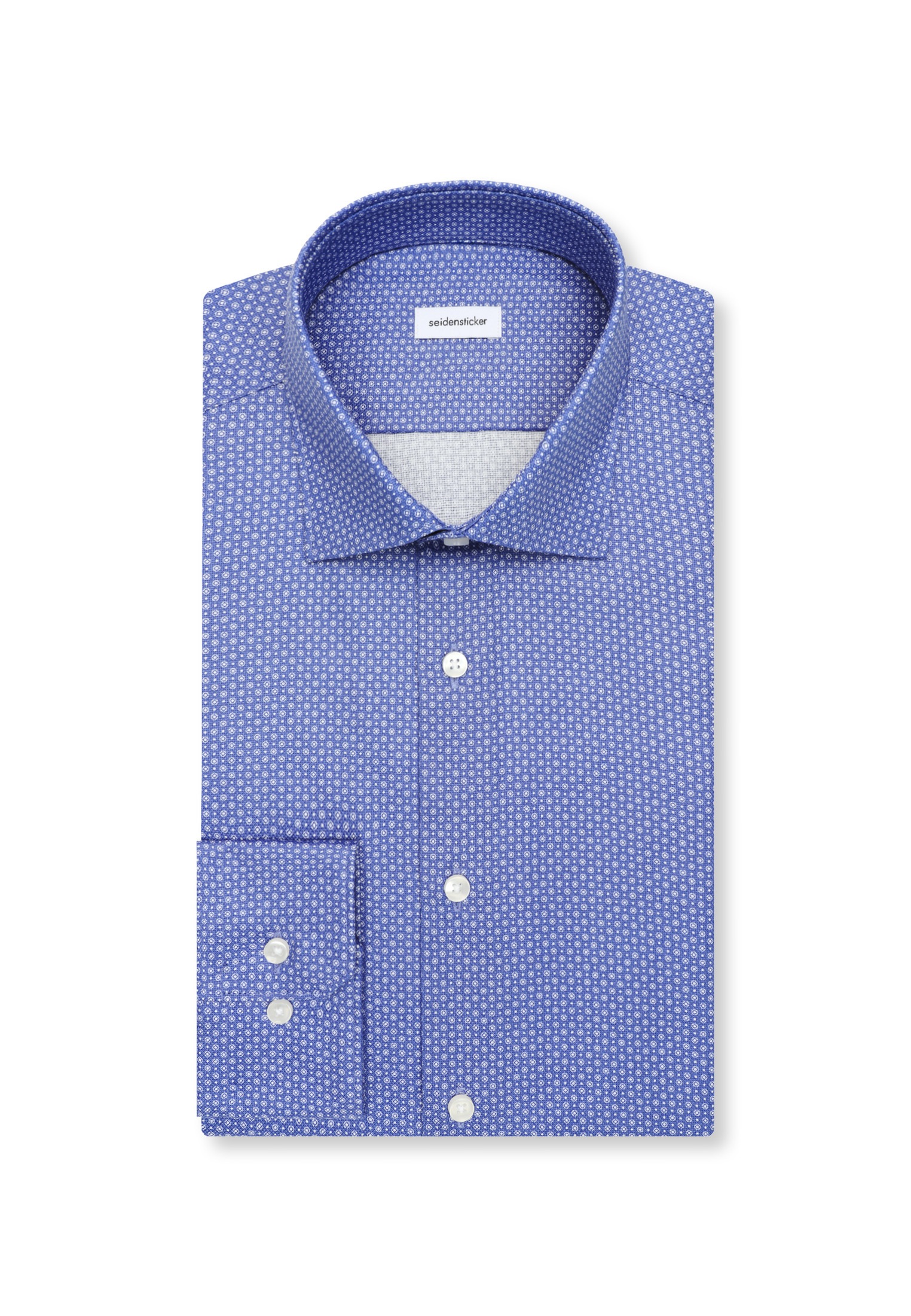 seidensticker Businesshemd »Schwarze Rose« Slim 1/1 Kentkragen Druck