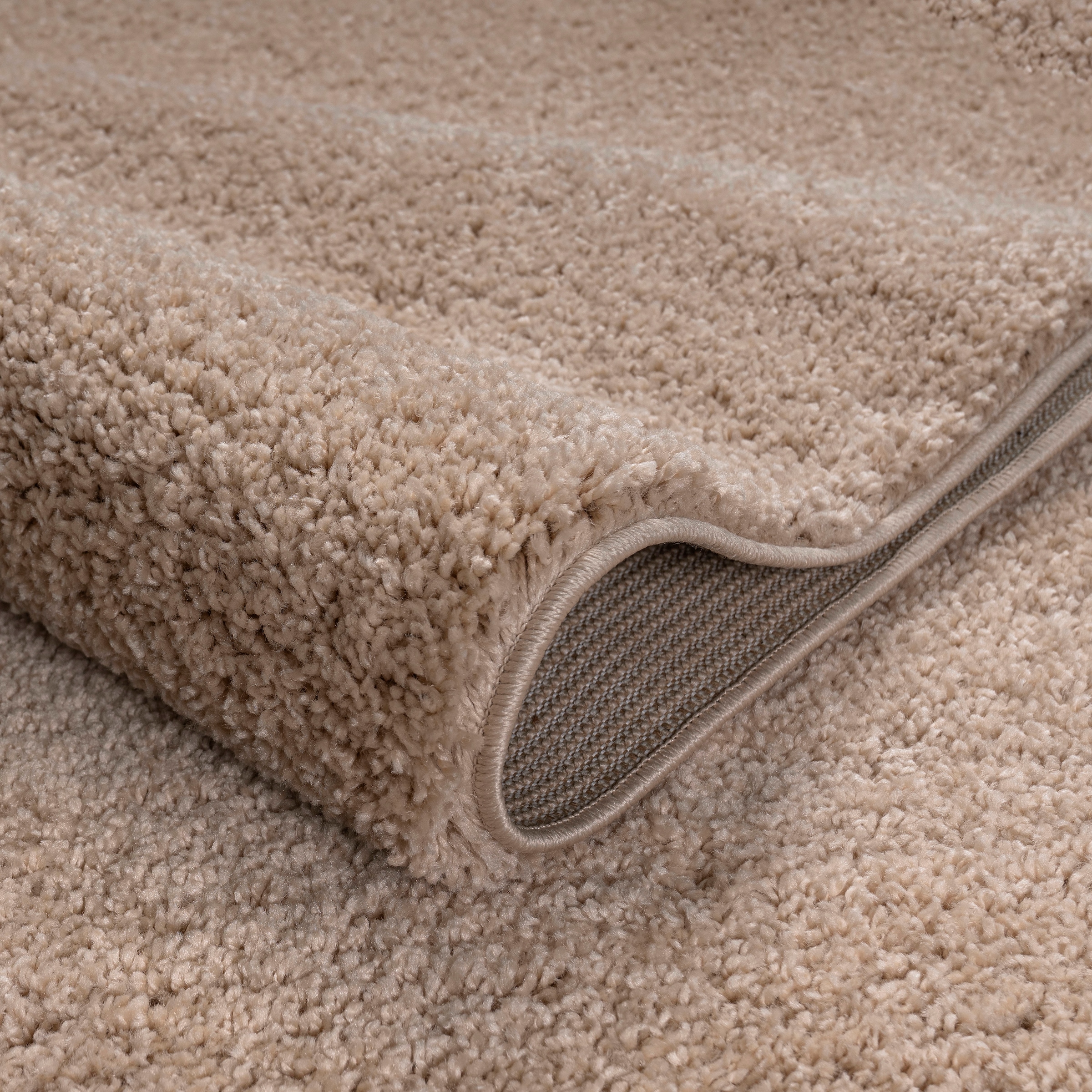 Bruno Banani Hochflor-Teppich »Shaggy Soft«, rechteckig, 30 mm Höhe, gewebt, Uni Farben, besonders weich und kuschelig
