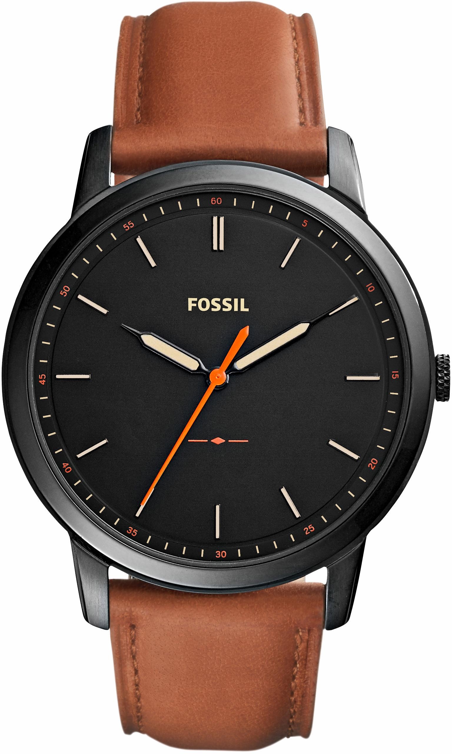 3H, FS5305« »THE bei ♕ Fossil Quarzuhr MINIMALIST