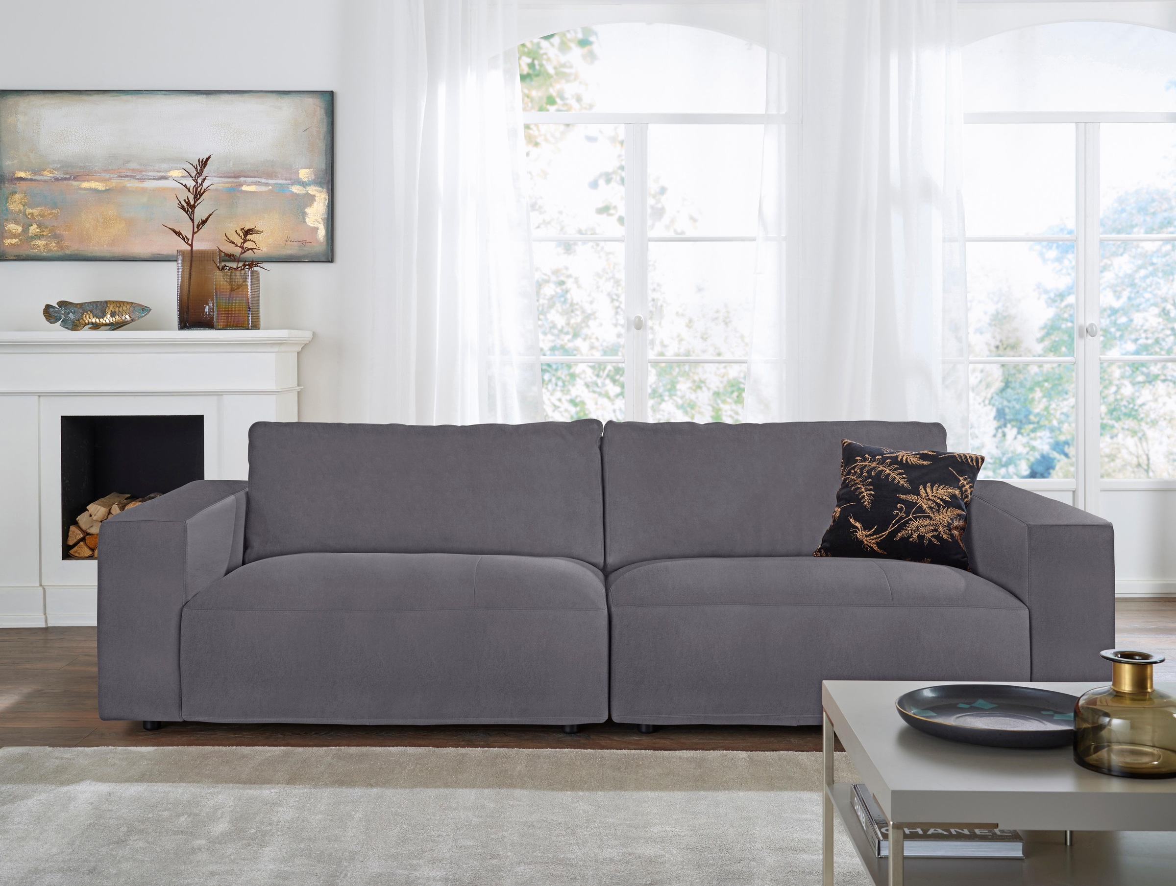 Musterring Big-Sofa »LUCIA« in vielen Qualitäten und 4 unterschiedlichen Nähten, 3-Sitzer