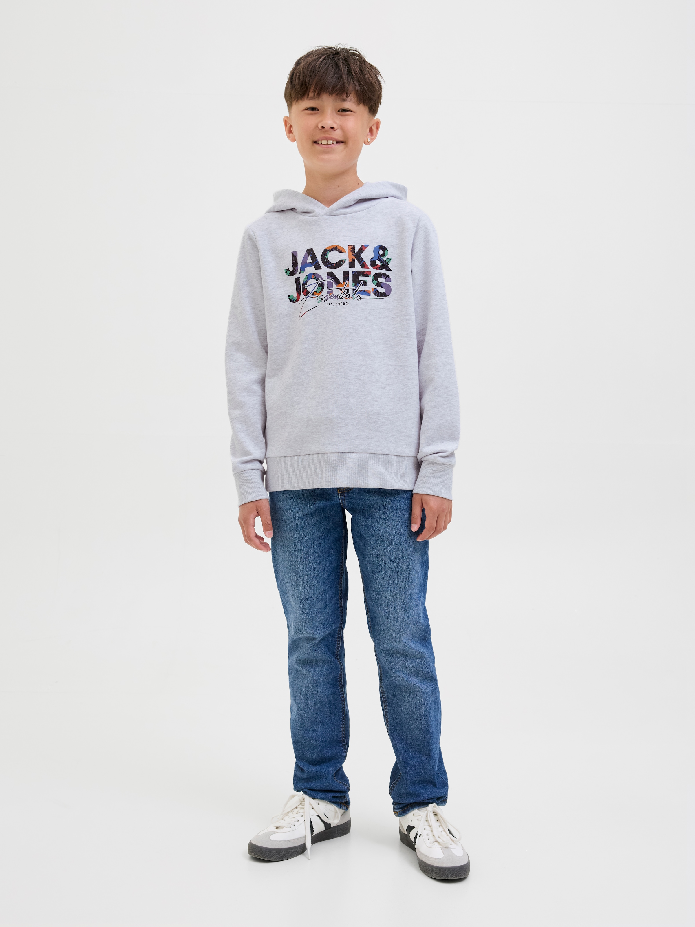 Jack & Jones Junior Kapuzensweatshirt »JJGEPLAS SWEAT HOOD JNR«

