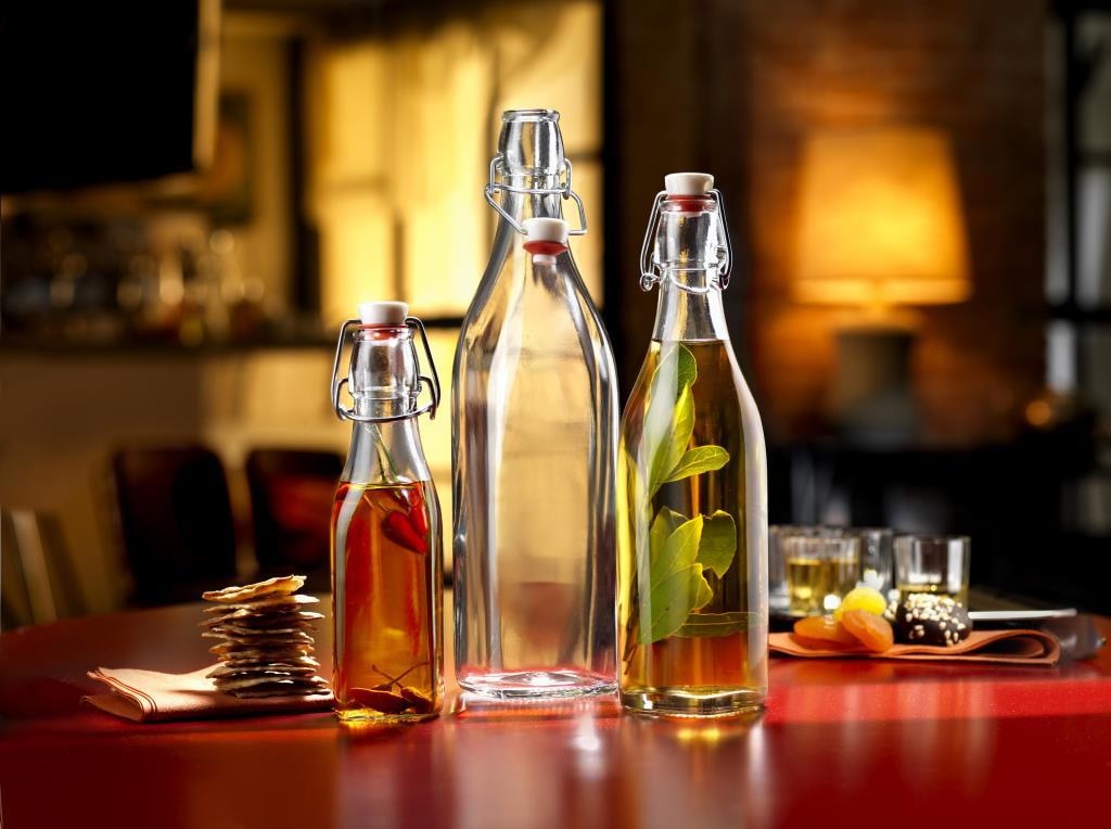 Bormioli Rocco Einmachglas »Flasche Swing 0,5l, 12 Stück« mit Bügelverschluss