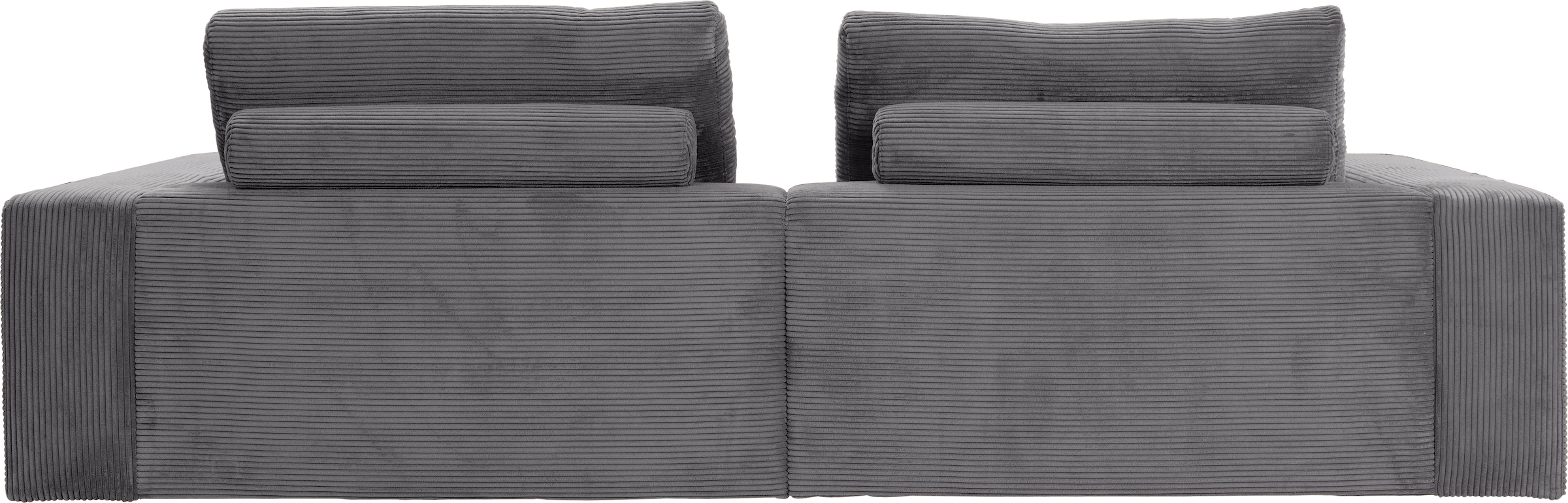 alina Big-Sofa »Sandy« 266 cm breit und 123 cm tief, in modernem Cordstoff