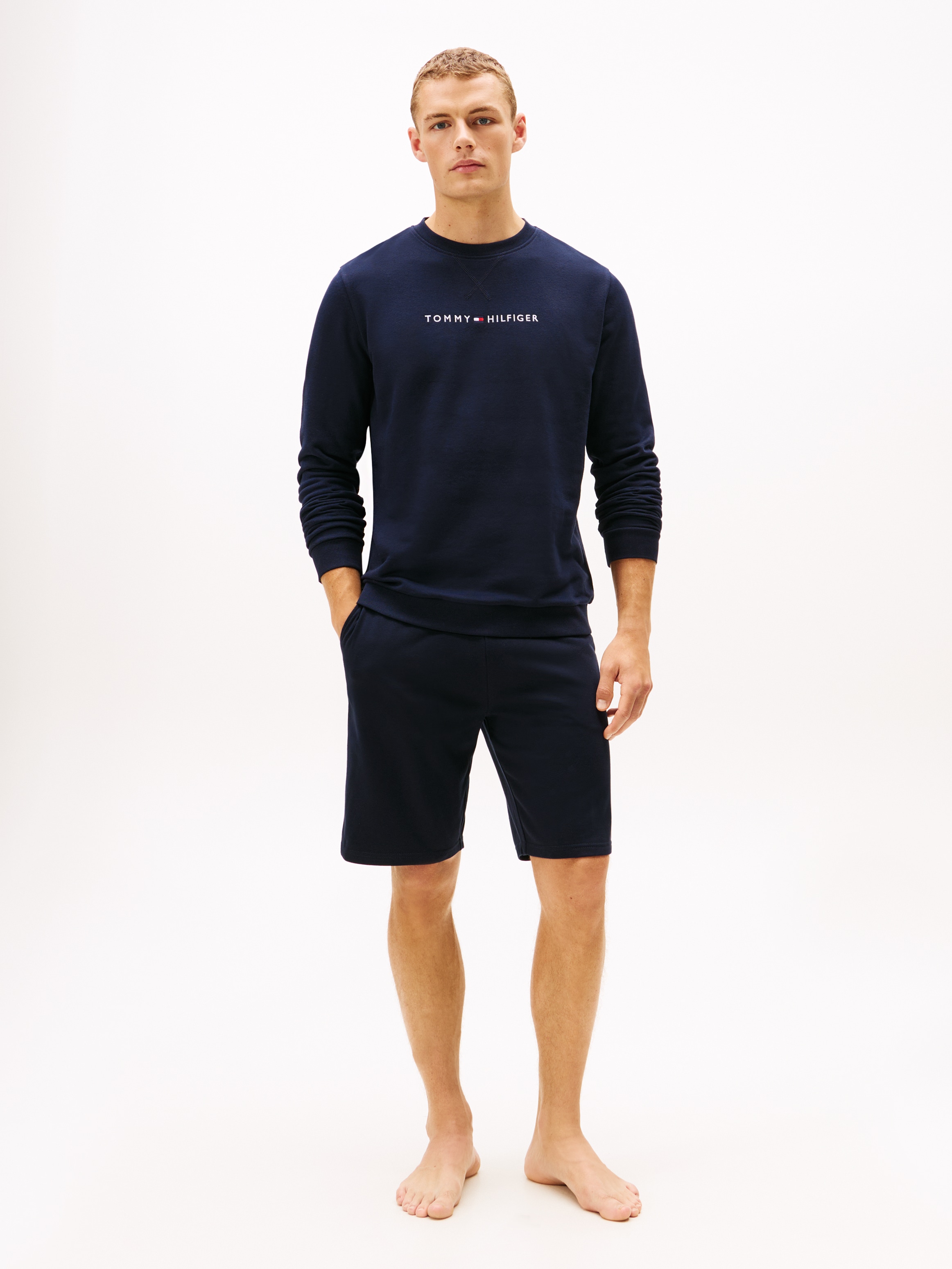 Tommy Hilfiger Underwear Sweatshirt »TRACK TOP«, Loungesweatshirt, Rundhals, regular fit, schlichtes Design
