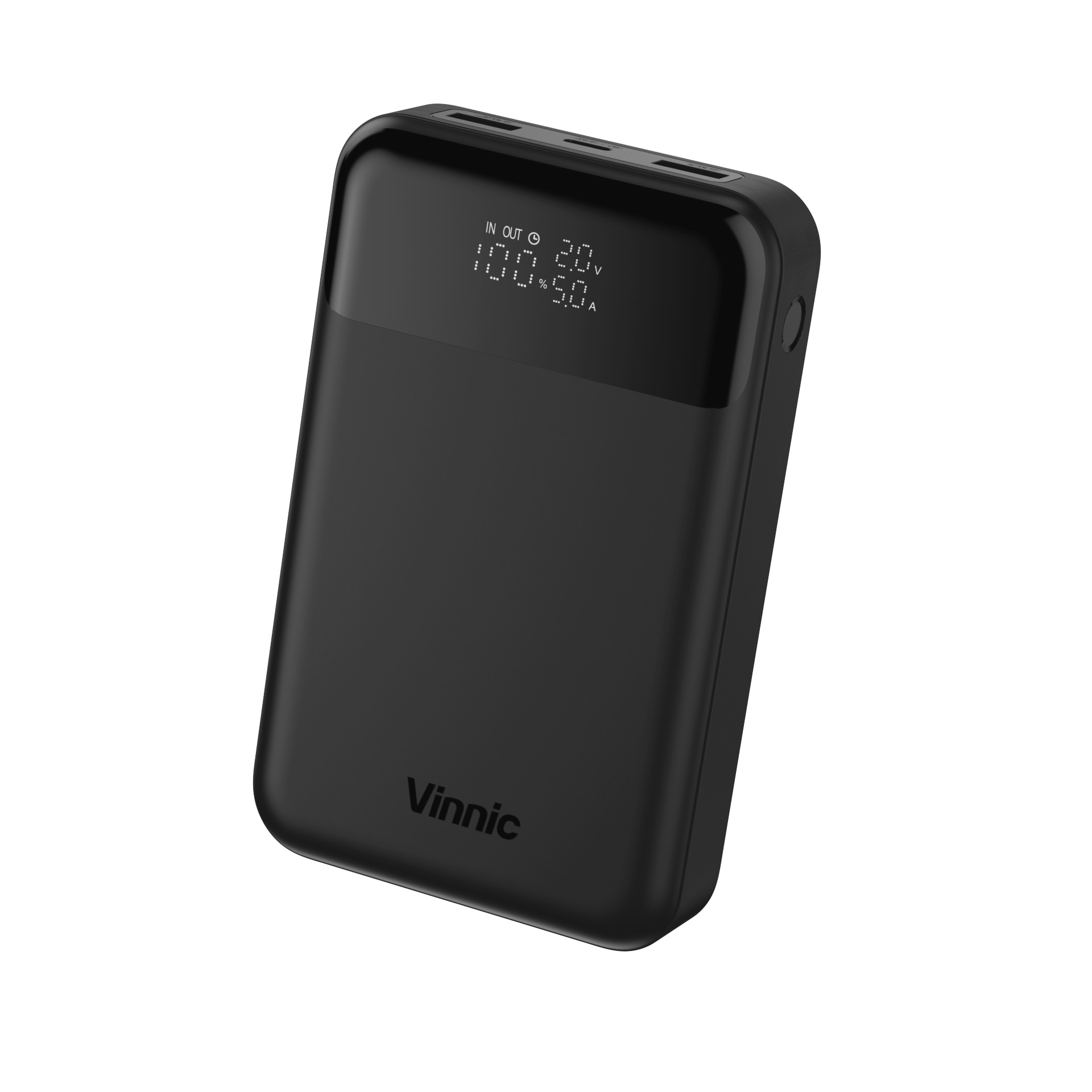Vinnic Powerbank »ANETO 20.000 mAh 100W«, Vinnic ANETO 100W 20.000mAh Powerbank, Black, 20000 mAh