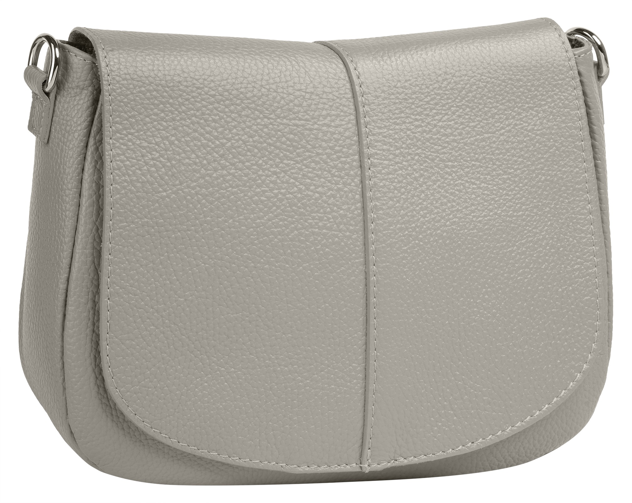 Cluty Umhängetasche, echt Leder, Made in Italy