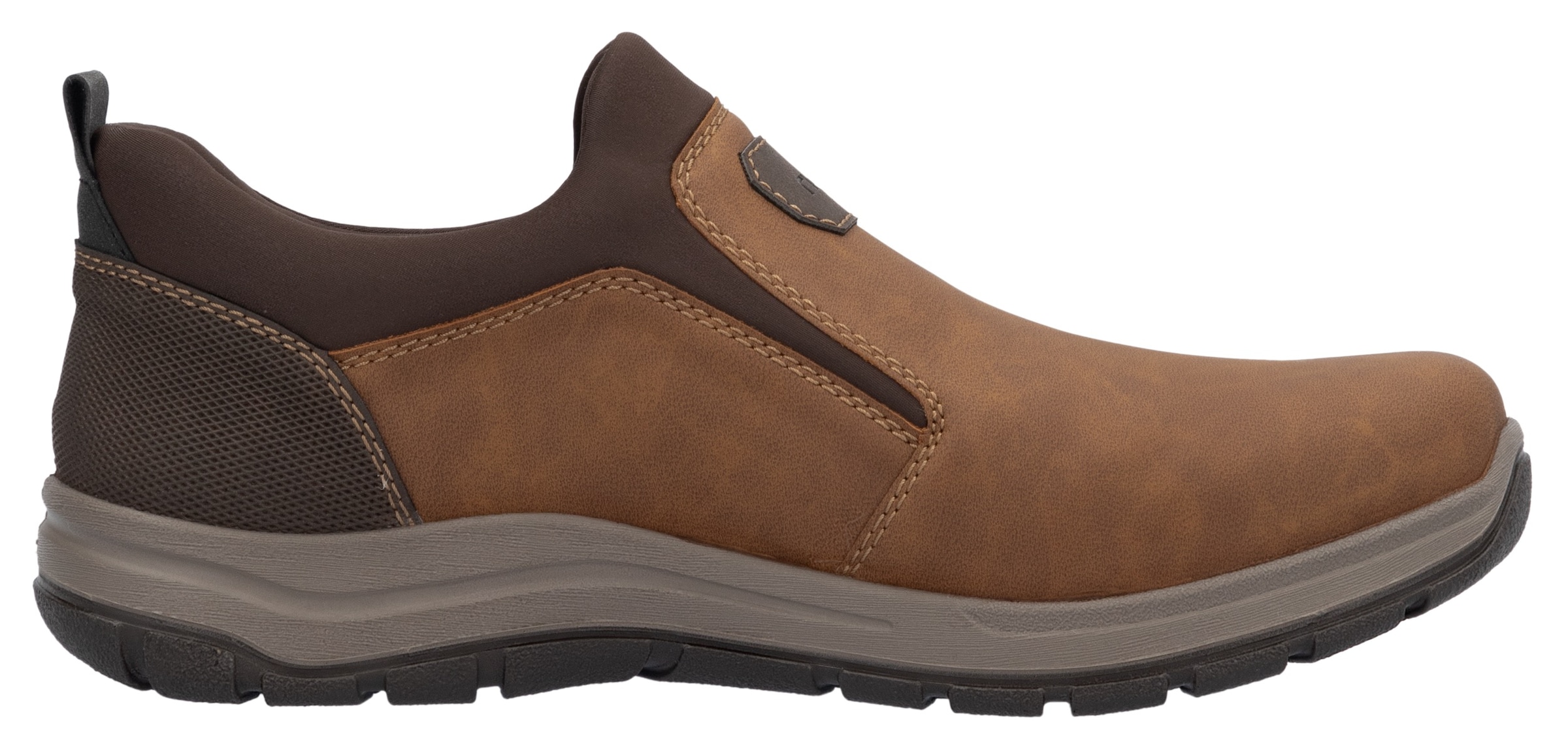 Rieker Slipper, Schlupfschuh, Halbschuh, Freizeitschuh mit gepolstertem Schaftrand