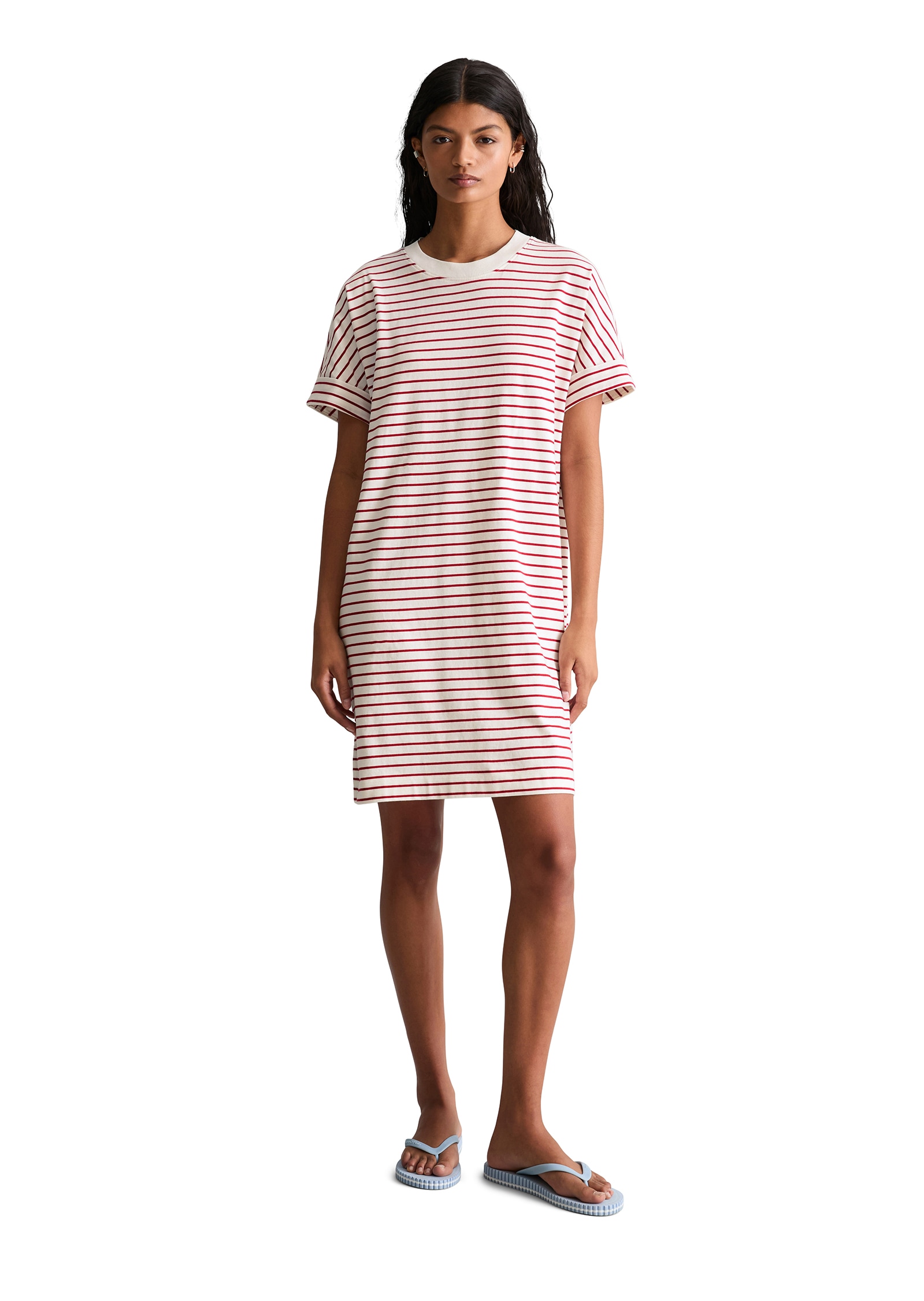 Marc O'Polo DENIM Jerseykleid regular aus Heavy Jersey, Sommerkleid