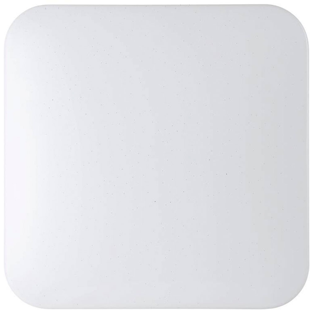 EGLO LED Deckenleuchte »FRANIA-S Deckenlampe, weiß, Kristalleffekt, geringe Aufbauhöhe,1x14,6W«, 1 flammig, Leuchtmittel LED-Board | LED fest integriert, Wohzimmer, Küche, Esszimmer, Flur, modern, 1600 Lumen, 33x33x7cm